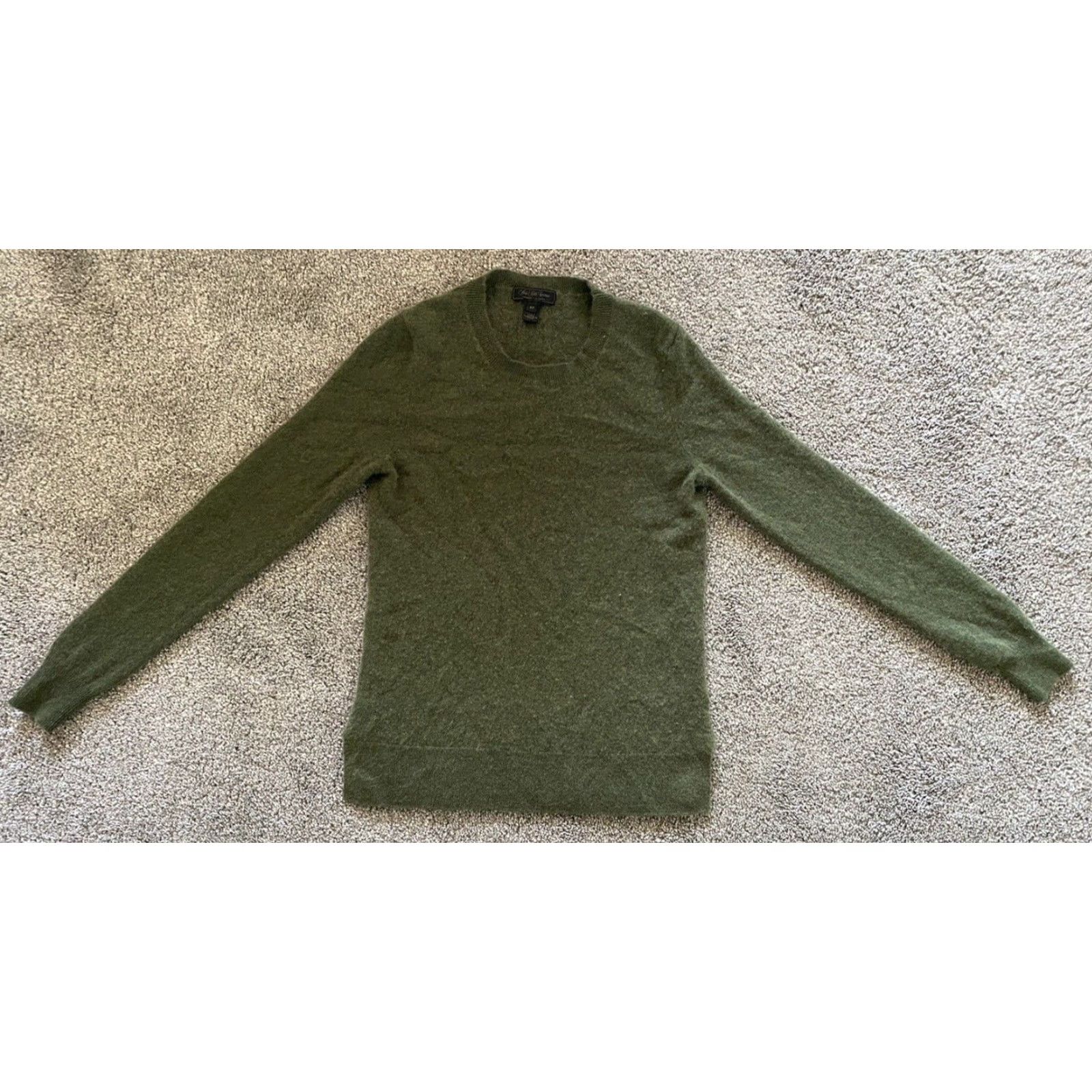 Saks Fifth Avenue Saks Fifth Avenue 100% Cashmere Sweater Womens Small Petite S/P Green Long Sleeve Pullover Sweater Women Mens? Size S / US 4 / IT 40 - 2 Thumbnail