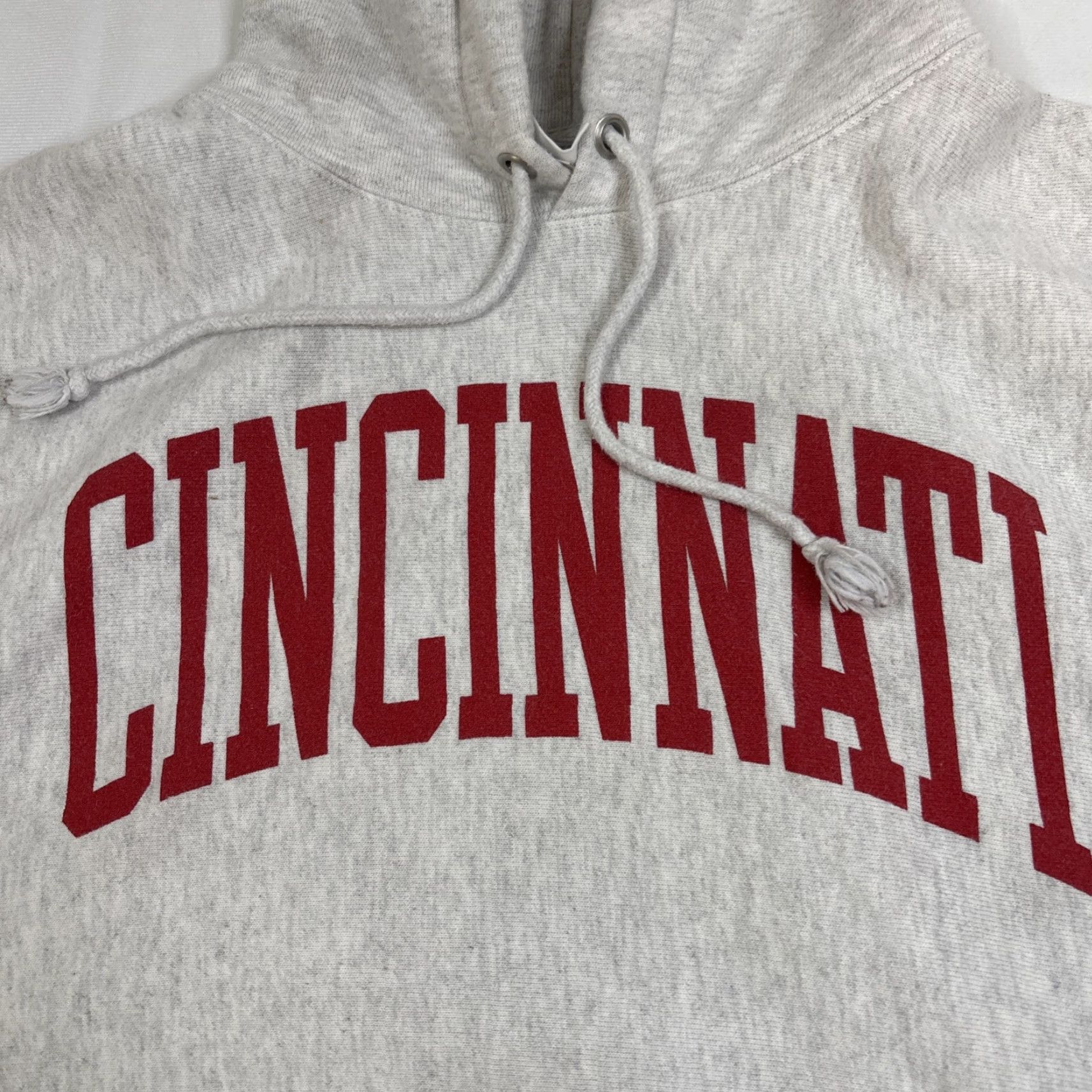 Champion VINTAGE Champion Reverse Weave Hoodie Men’s XL Gray Univ Cincinnati Bearcats Pullover Reversible Size US XL / EU 56 / 4 - 2 Thumbnail