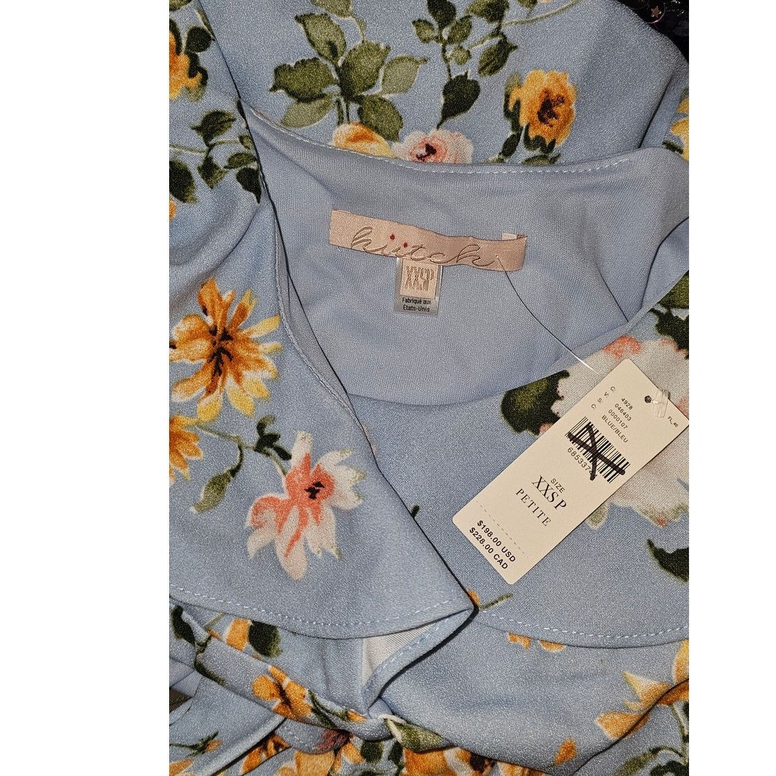 Anthropologie NWT Anthropologie Hutch Eden Wrap Dress $198 XXSP Floral Size XXS / US 00 / IT 34 - 6 Thumbnail