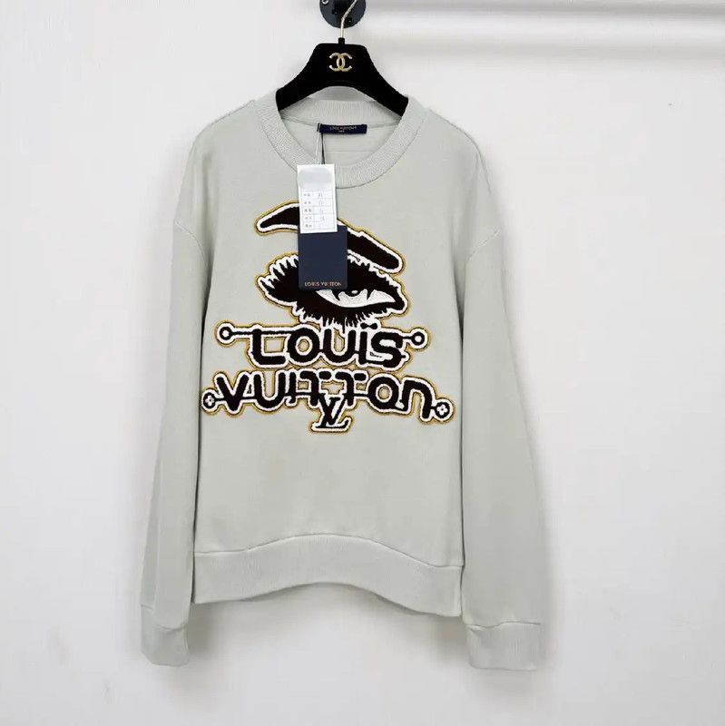 Louis Vuitton Gray Women's Sweatshirt Size M 0089