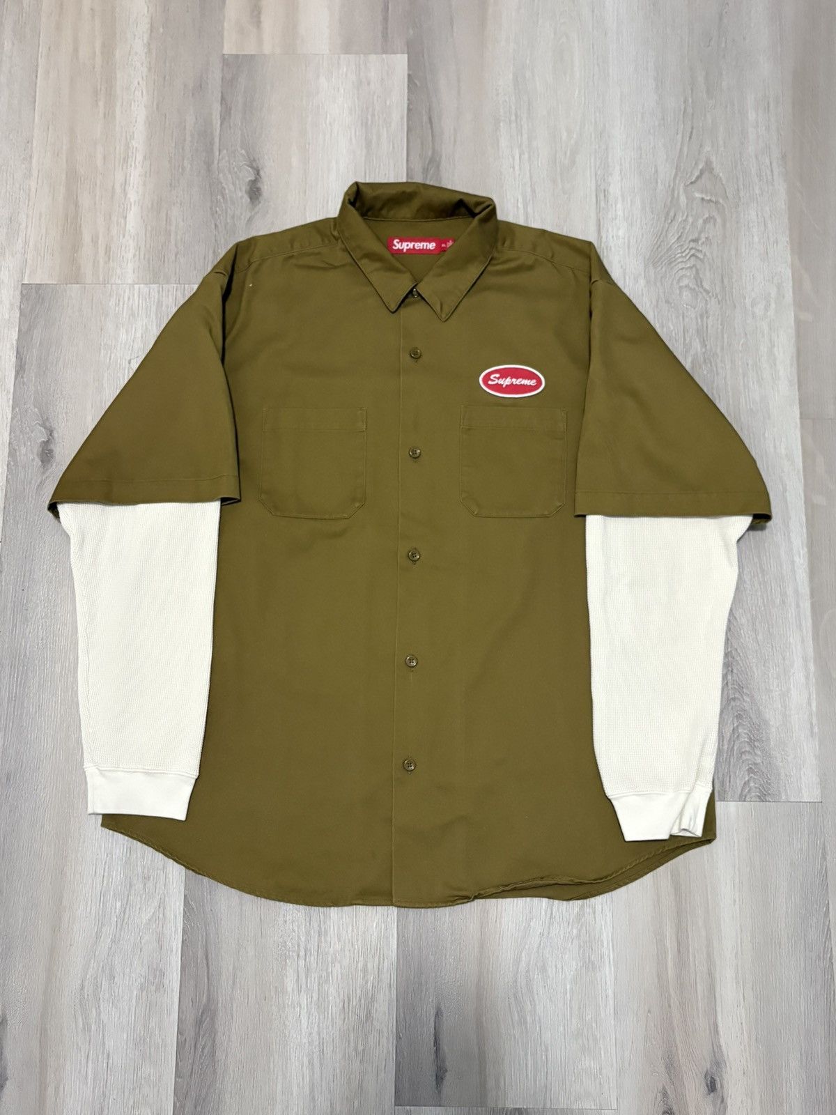 Supreme Supreme SS24 Our Lady God Bless Work Shirt Size XL New