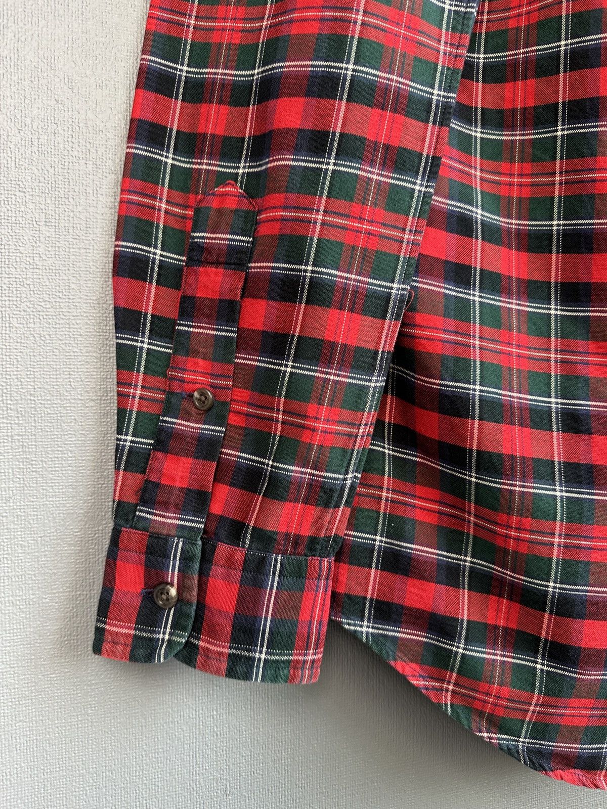 Polo Ralph Lauren POLO RALPH LAUREN Red Green Check Button Up Shirt Size US XS / EU 42 / 0 - 10 Thumbnail