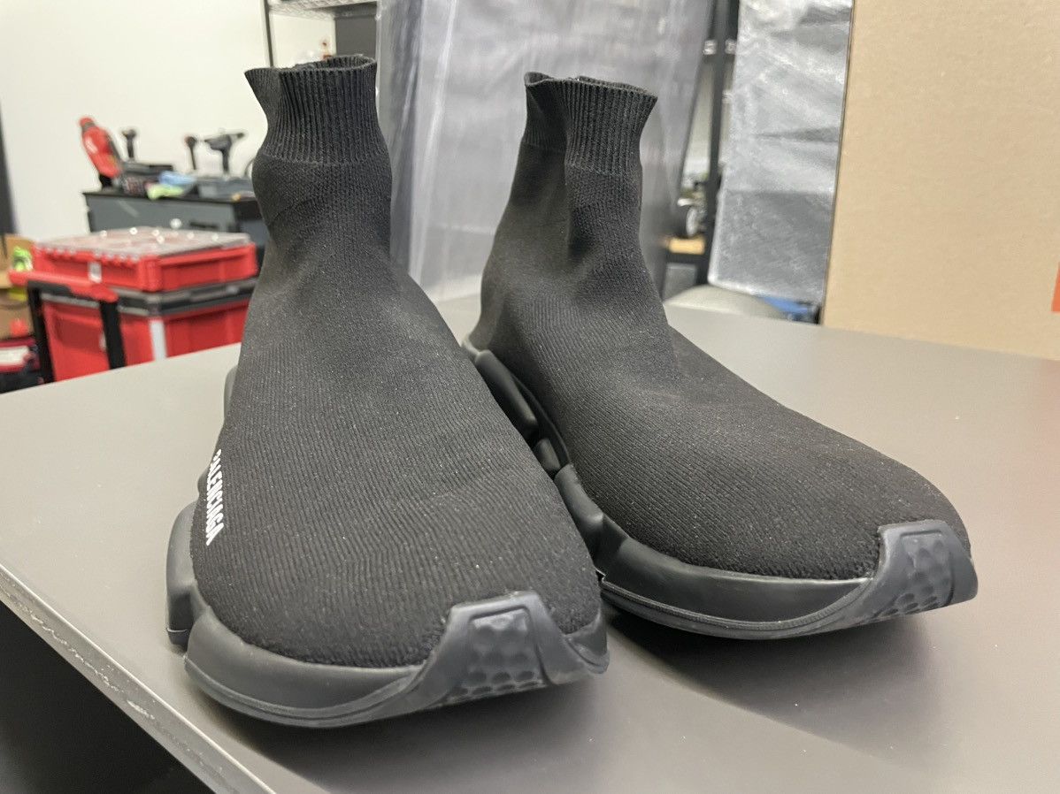 Balenciaga Balenciaga Speed LT Knit Sneaker Black Size US 9 / EU 42 - 7 Thumbnail