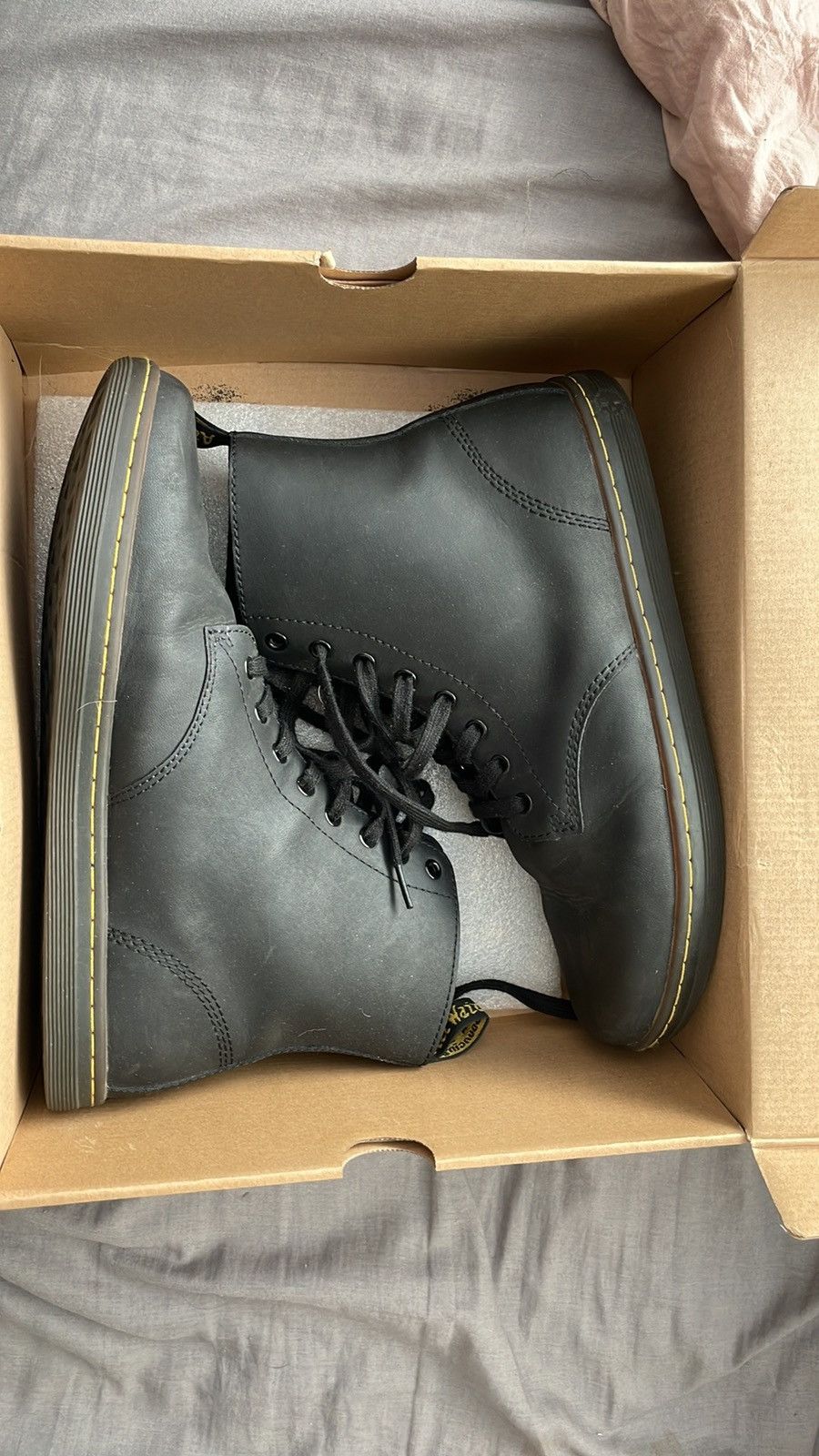 Dr. Martens Dr Martens Tobias Black Size US 12 / EU 45 - 2 Thumbnail