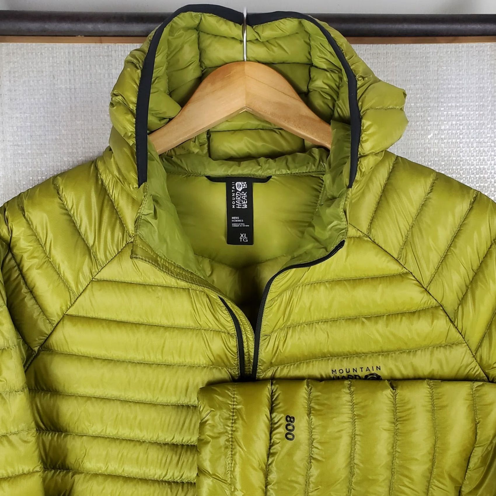 Mountain Hardwear MOUNTAIN HARDWEAR Ghost Whisperer 2 Jacket XL Moss Green Mens Down 800 Full Zip New with Tags Include Hood Winter Ski Snowboard Sports Jacket Size US XL / EU 56 / 4 - 4 Thumbnail