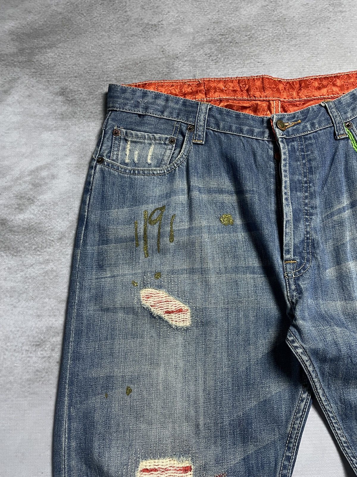 CLOT × Levi's Clot X Levi’s 501 Crash Patch Denim Pants Size US 36 / EU 52 - 7 Thumbnail