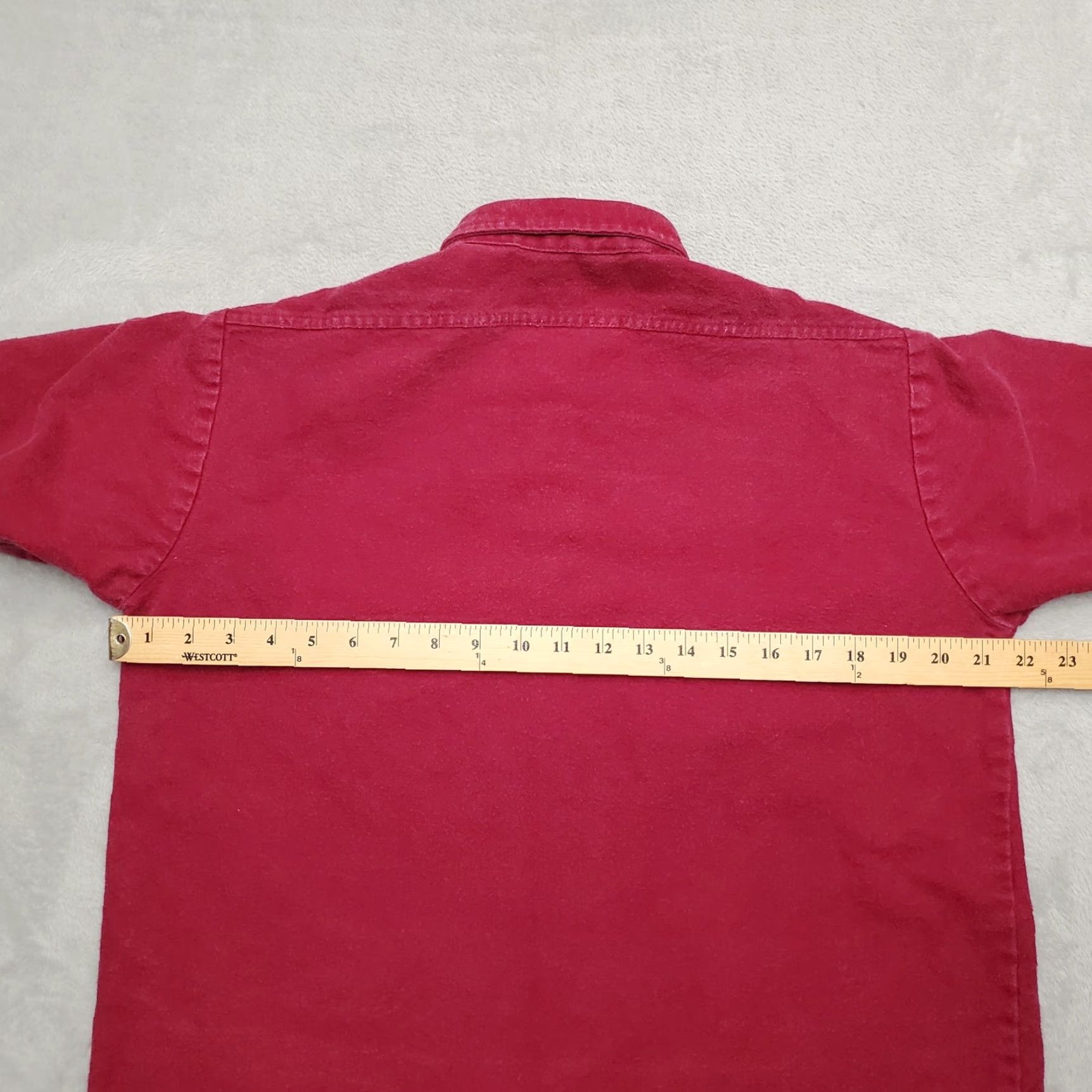 Vintage VINTAGE Winter Run Shirt Mens M Maroon Chamois Outdoor Flannel Cabin Casual Size US M / EU 48-50 / 2 - 8 Thumbnail