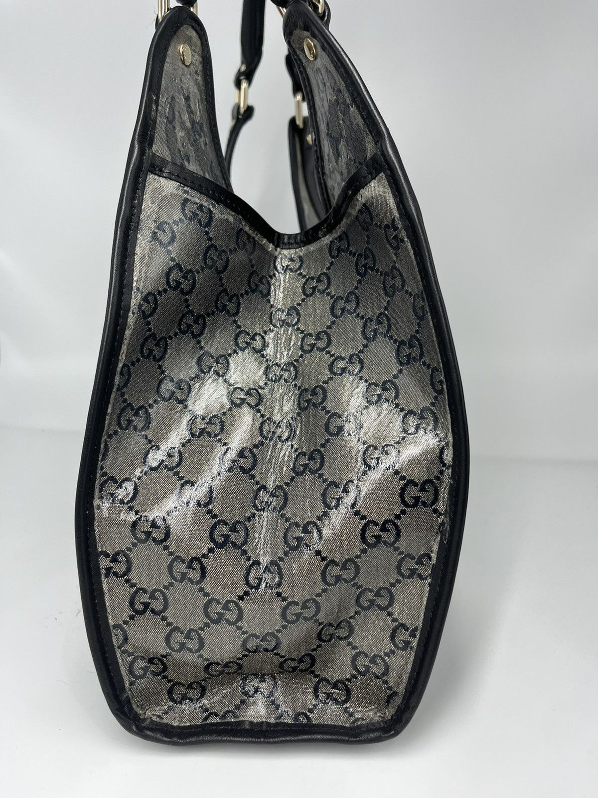 Gucci GUCCI Crystal Monogram Medium Joy Shoulder Bag Black Size ONE SIZE - 8 Thumbnail