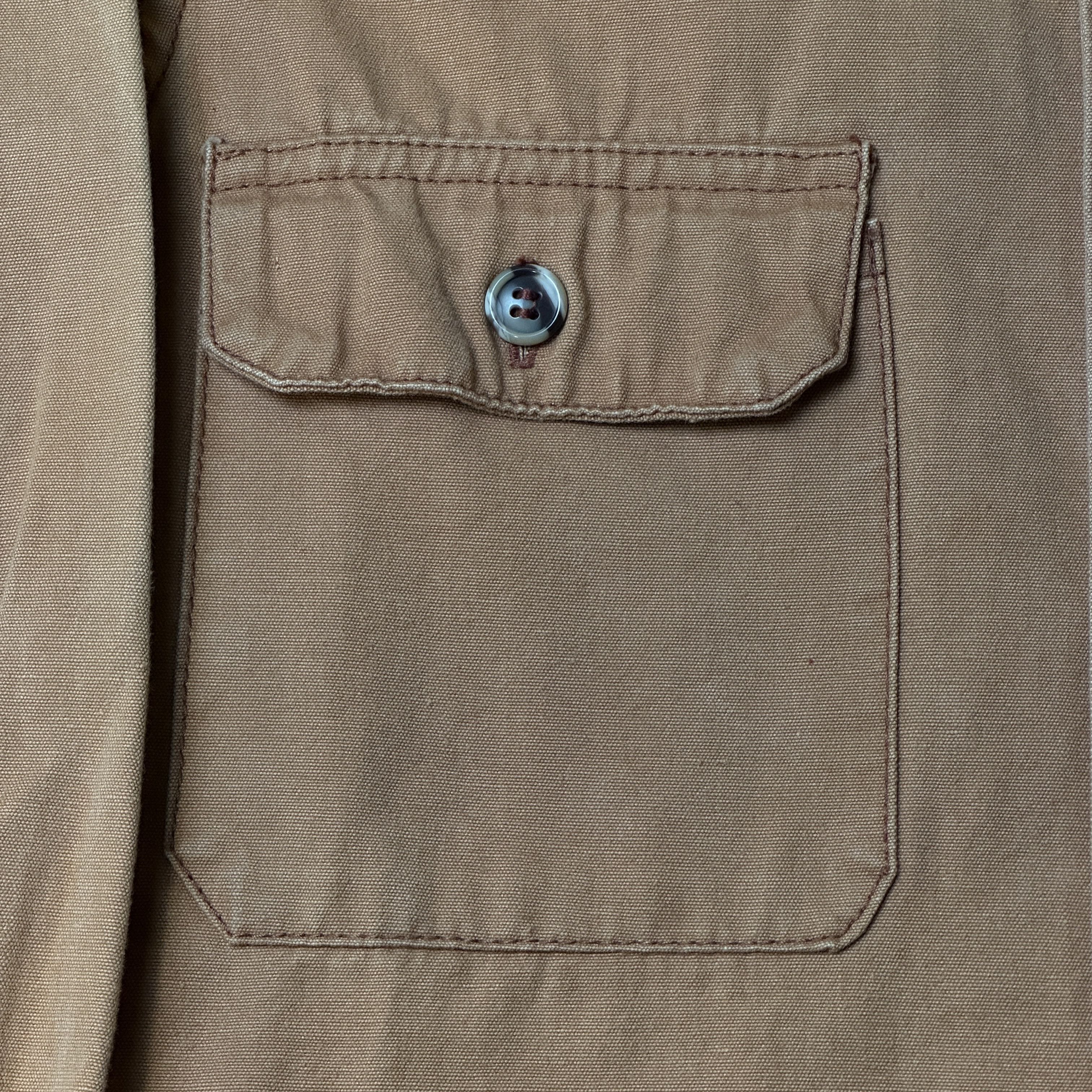 Patagonia Vintage Patagonia Brown Cotton Button-Up Shirt Size XS 70s Size US XS / EU 42 / 0 - 3 Thumbnail
