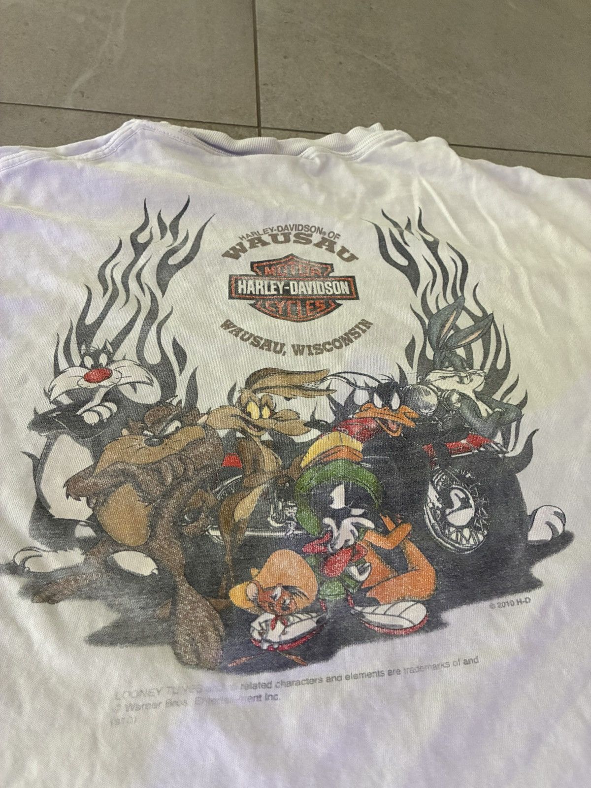 Harley Davidson Harley Davidson Looney Tunes Tee White Size L 2010 Size US L / EU 52-54 / 3 - 1 Thumbnail