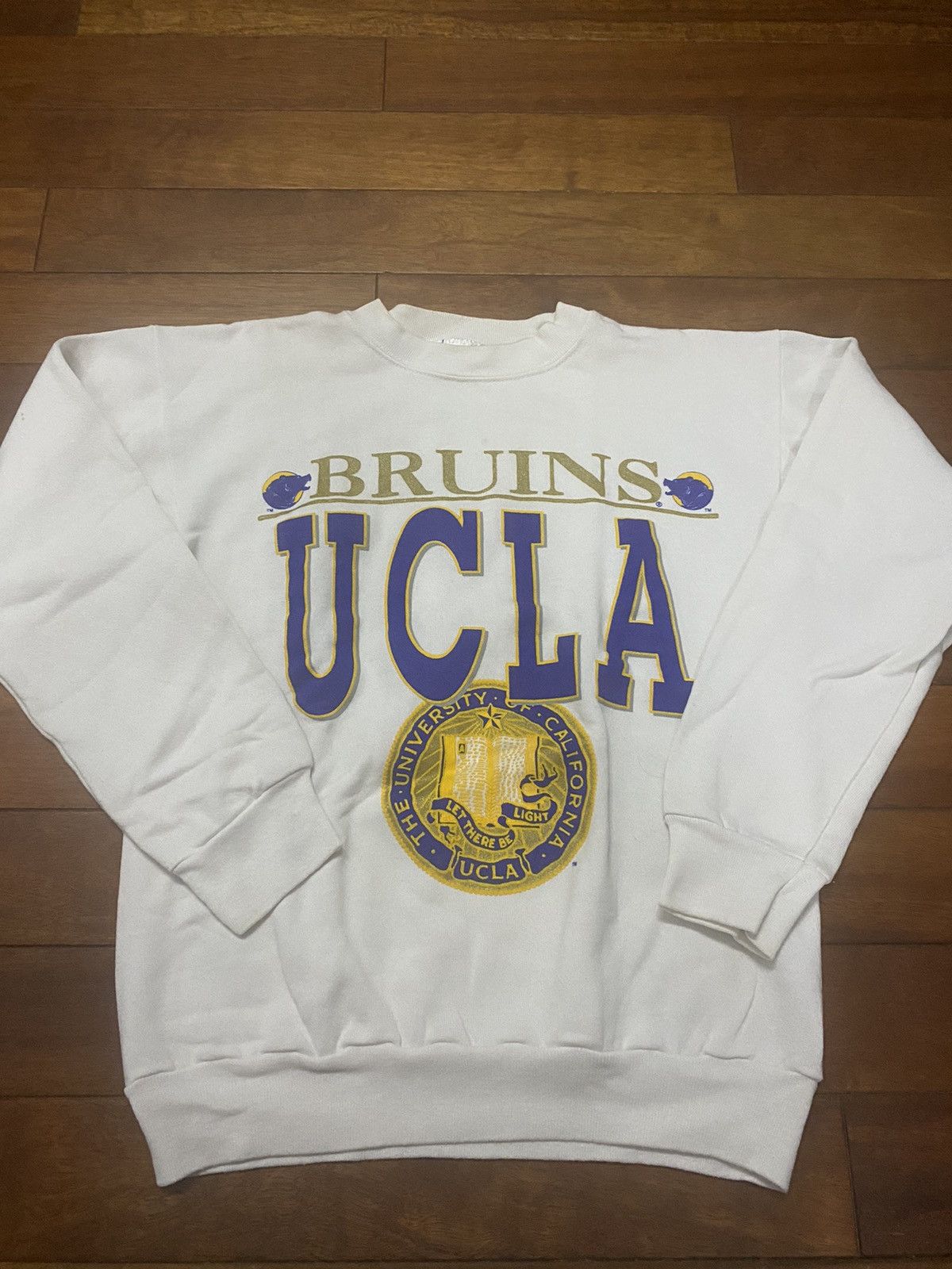 image of Velva Sheen x Vintage Bruins Ucla The University Of California in White, Men's (Size Small)