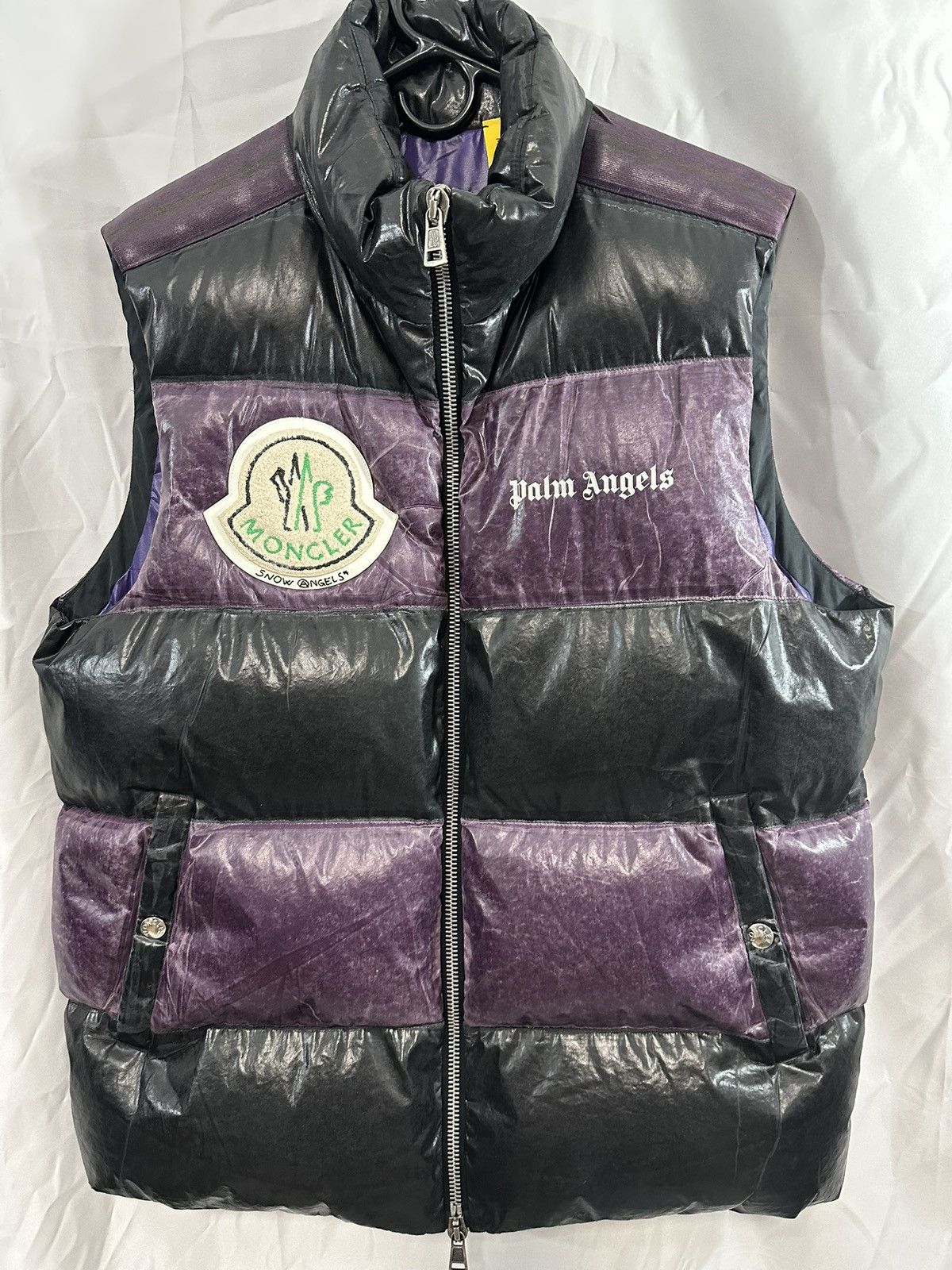 Moncler Genius × Palm Angels Moncler Genius x Palm Angels SNOW ANGELS VEST Size US XL / EU 56 / 4 - 2 Thumbnail