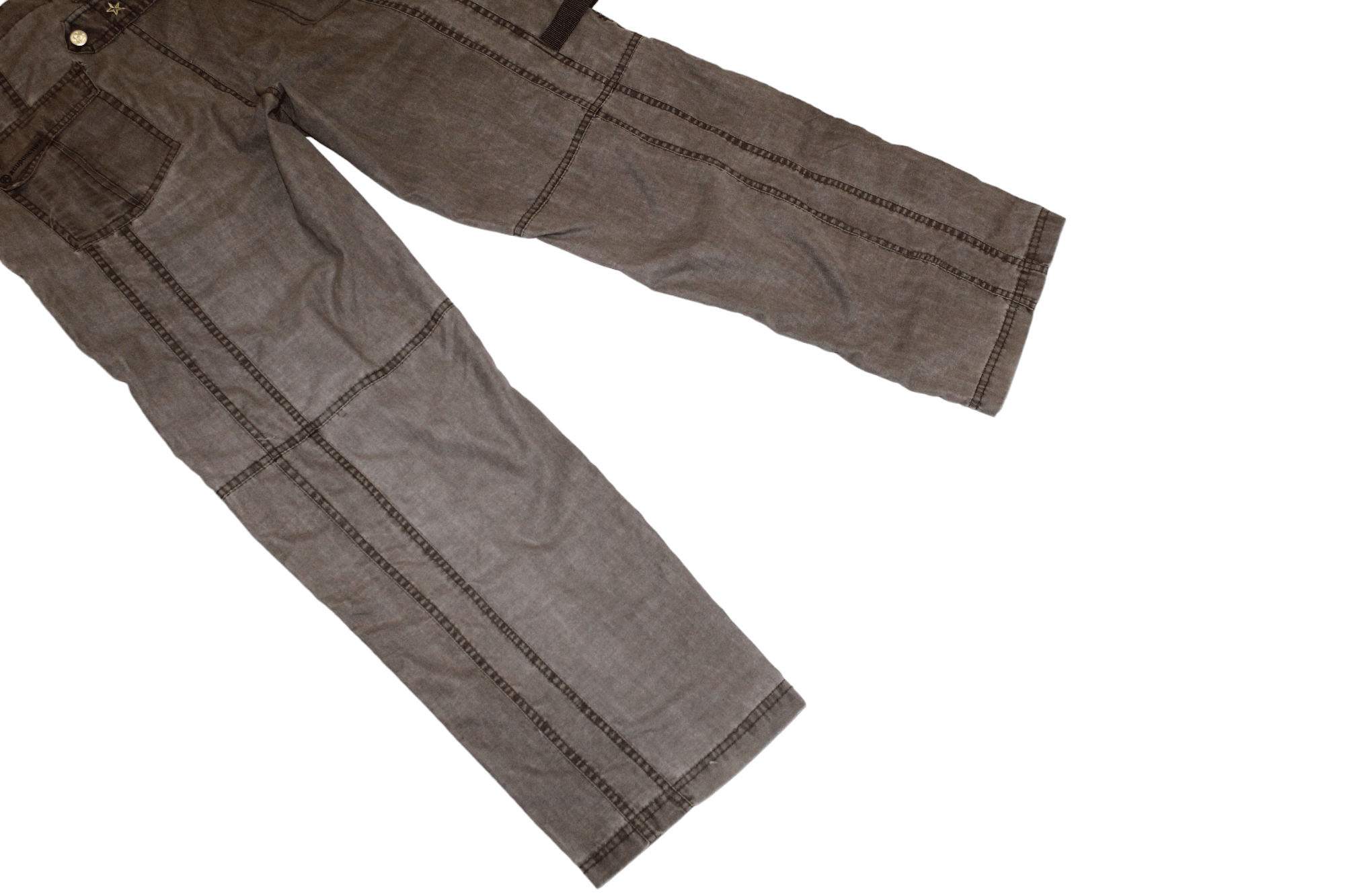 Acupuncture 🔥Acupuncture "Anarchy" Patch Pocket Cargo Parachute Pants Size US 34 / EU 50 - 11 Thumbnail