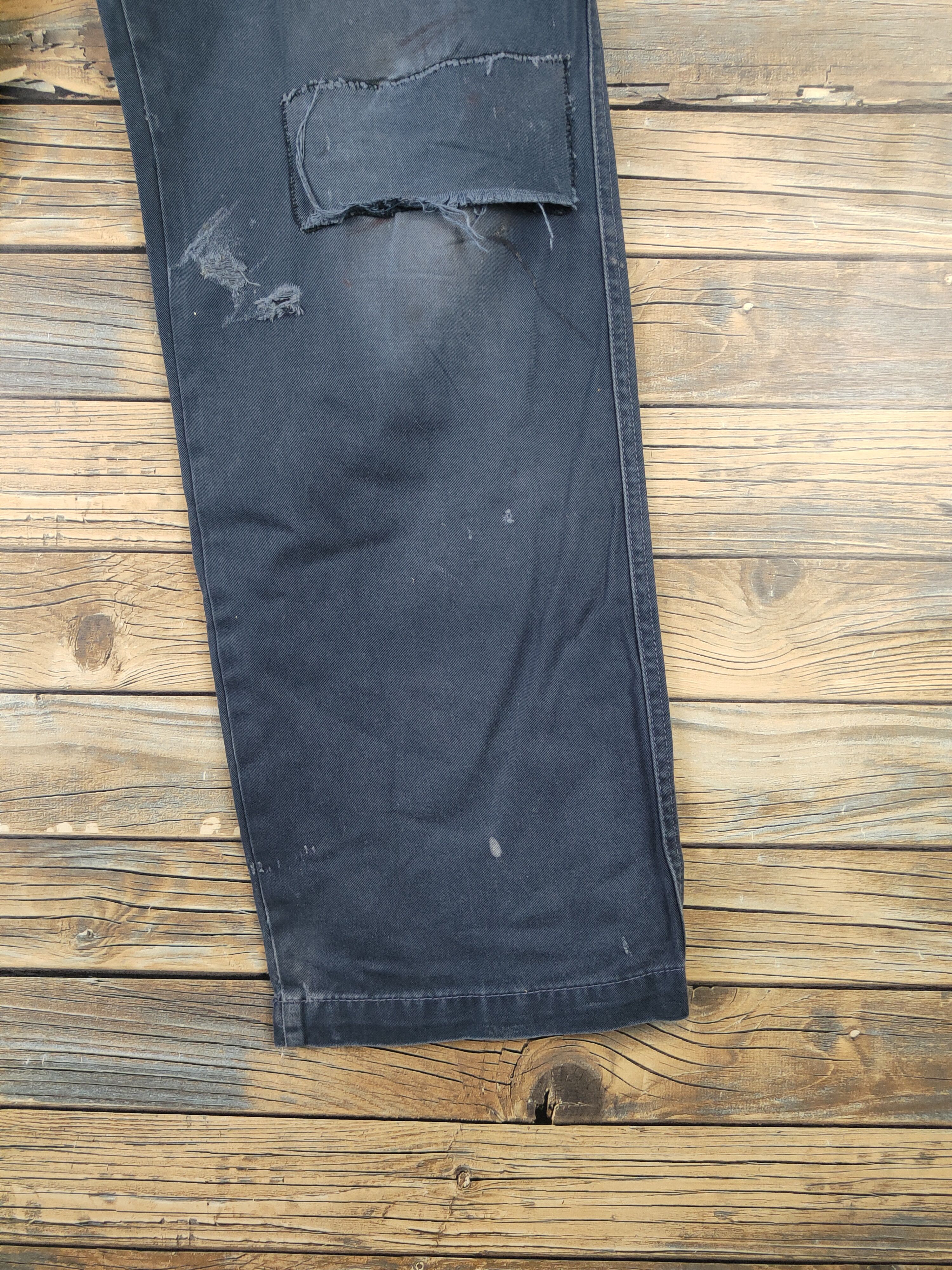 Japanese Brand DL GW Navy Multipocket Tactical Cargo Pants #1491 Size US 34 / EU 50 - 6 Thumbnail