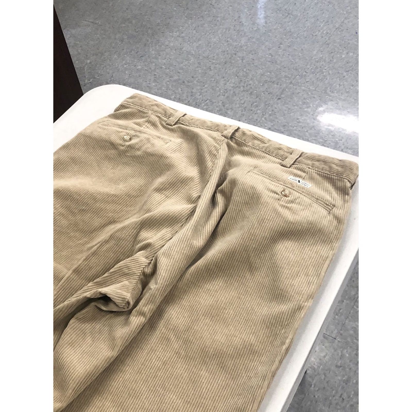 Polo Ralph Lauren VINTAGE 90s Polo Ralph Lauren Mens Pants Brown 35x31.5 Wide Wale Corduroy EUC Size US S / EU 44-46 / 1 - 2 Thumbnail