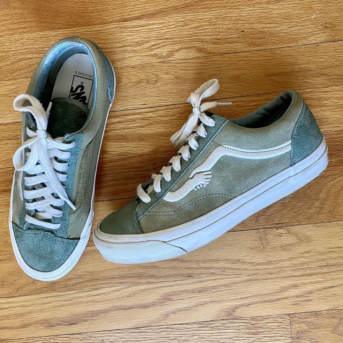 image of Notre Chicago x Vans Notre OG Style 36 Lx Matcha Green Shoes, Men's (Size 10)