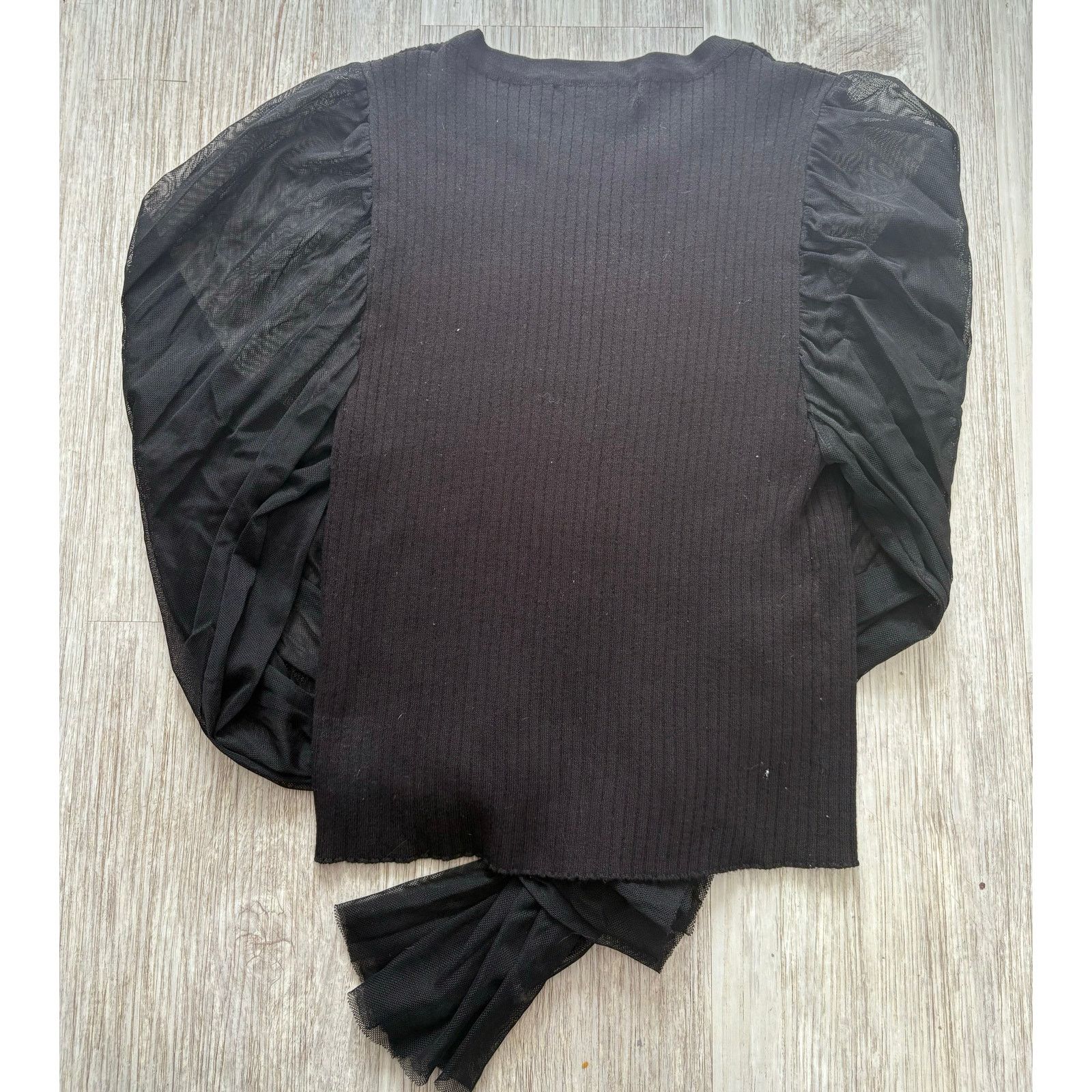 Forever 21 Forever 21 | Juniors Mesh Puff Sleeve Top | XL Size XL / US 12-14 / IT 48-50 - 2 Thumbnail