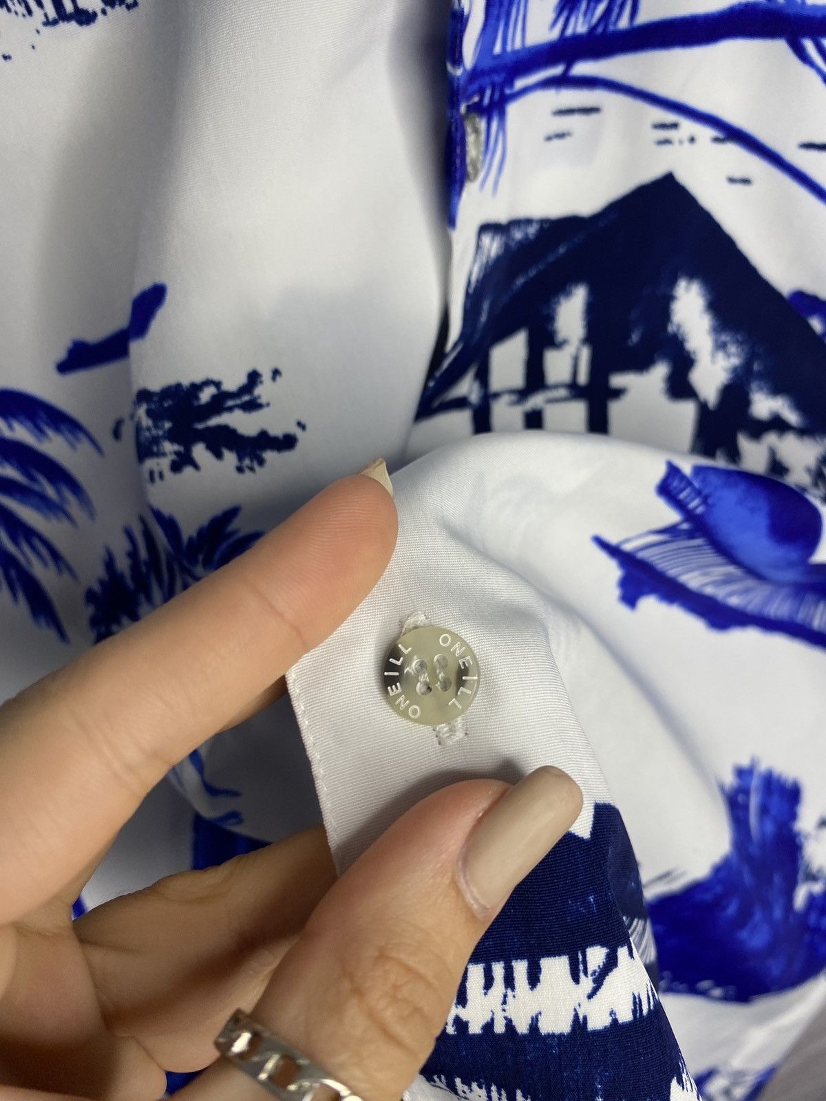 O'Neill 🌊Mens Shirt Short Sleeve Oneill Size M Blue 🌊 Size US XL / EU 56 / 4 - 5 Thumbnail