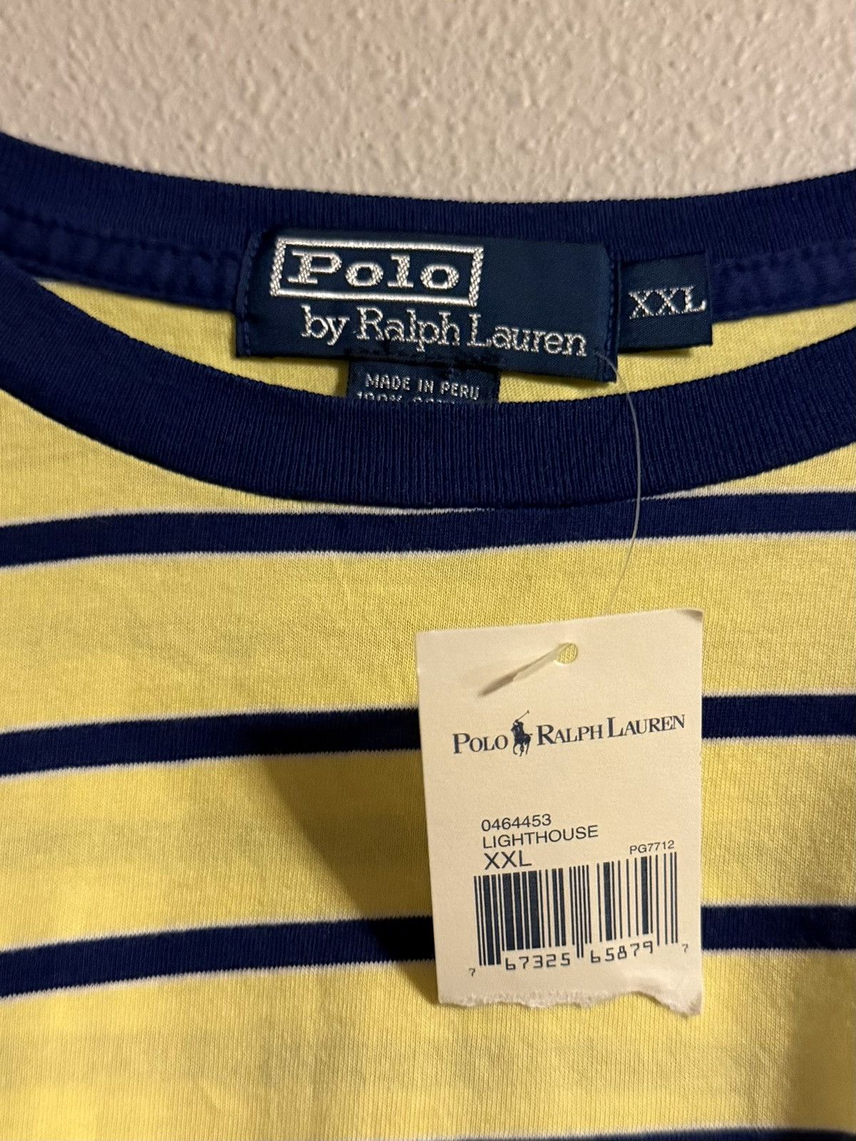 Polo Ralph Lauren vtg NWT polo striped ringer tee ‘lighthouse’ Size US XXL / EU 58 / 5 - 2 Thumbnail