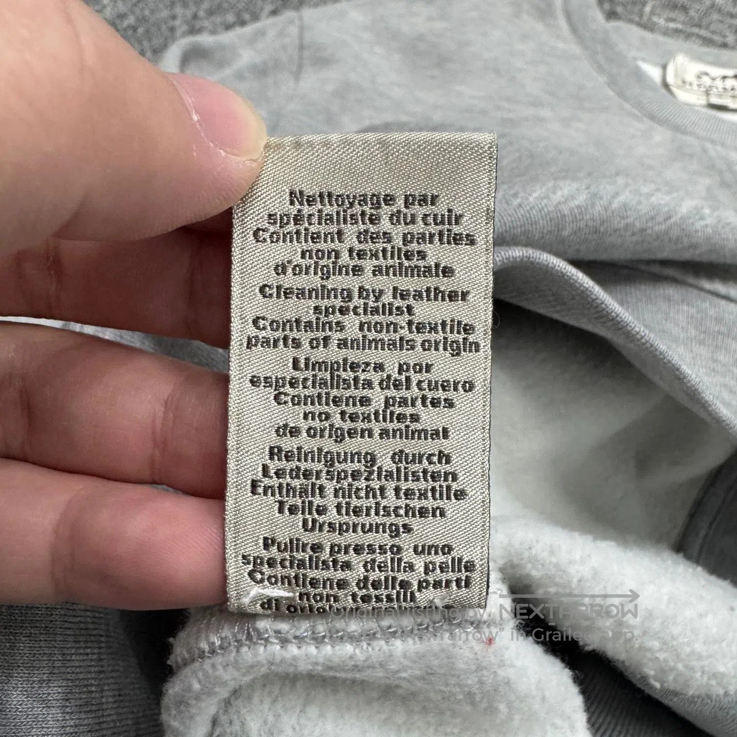 Hermes Gray Graphic Sweatshirt Size L. Size US L / EU 52-54 / 3 - 4 Thumbnail