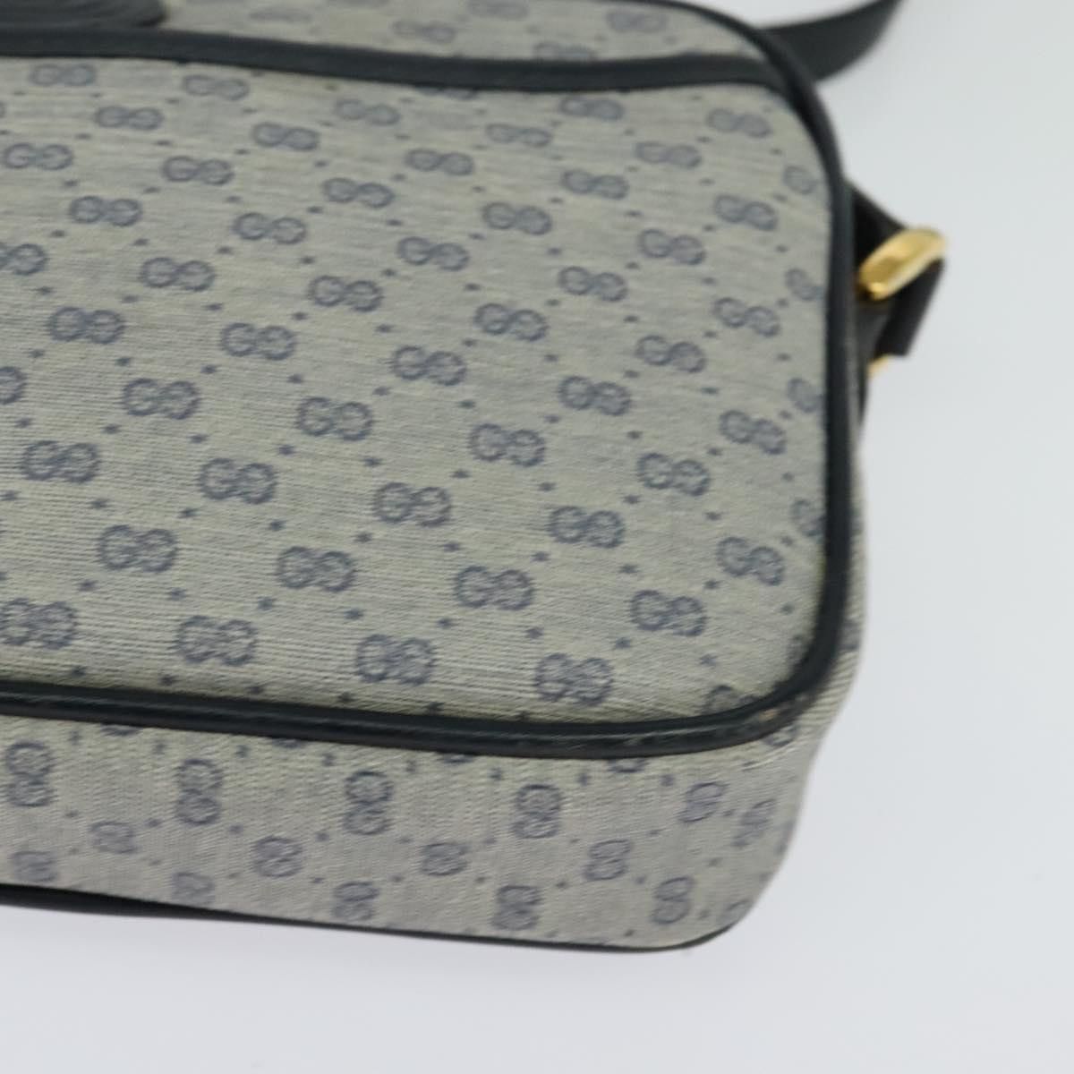 Gucci GUCCI Micro GG Supreme Shoulder Bag Pvc Navy Gold 007 904 Size ONE SIZE - 11 Thumbnail