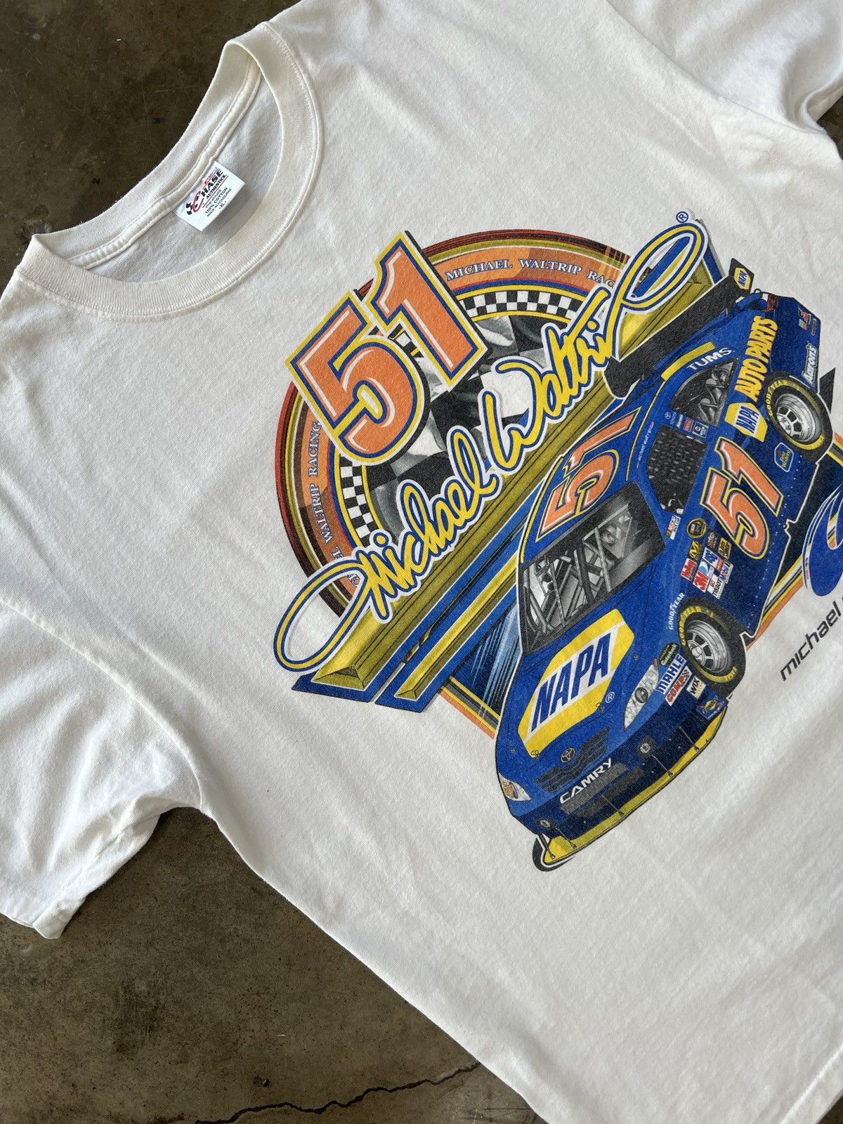 NASCAR × Vintage Vintage Michael Waltrip 51 Racing Tee Sz. XL Size US XL / EU 56 / 4 - 1 Thumbnail
