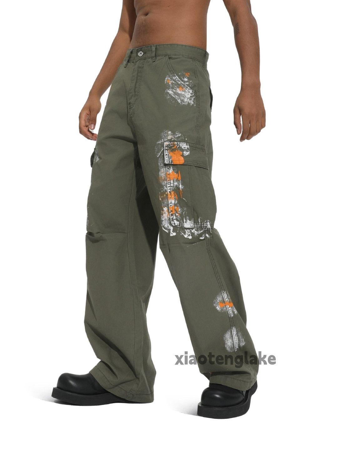 Japanese Brand Utility military tactical loose baggy paint cargo pants Size US 32 / EU 48 - 10 Thumbnail