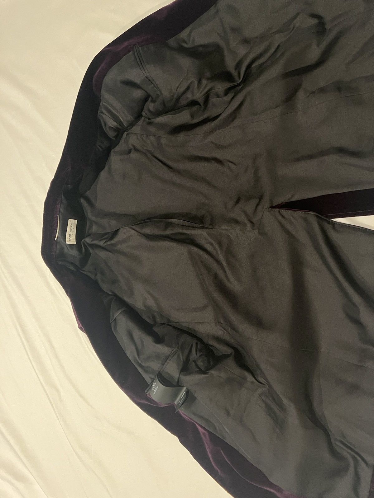Saint Laurent Paris Saint Laurent men’s velvet gold trim blazer. 52/42. $2990 Size 42R - 11 Thumbnail