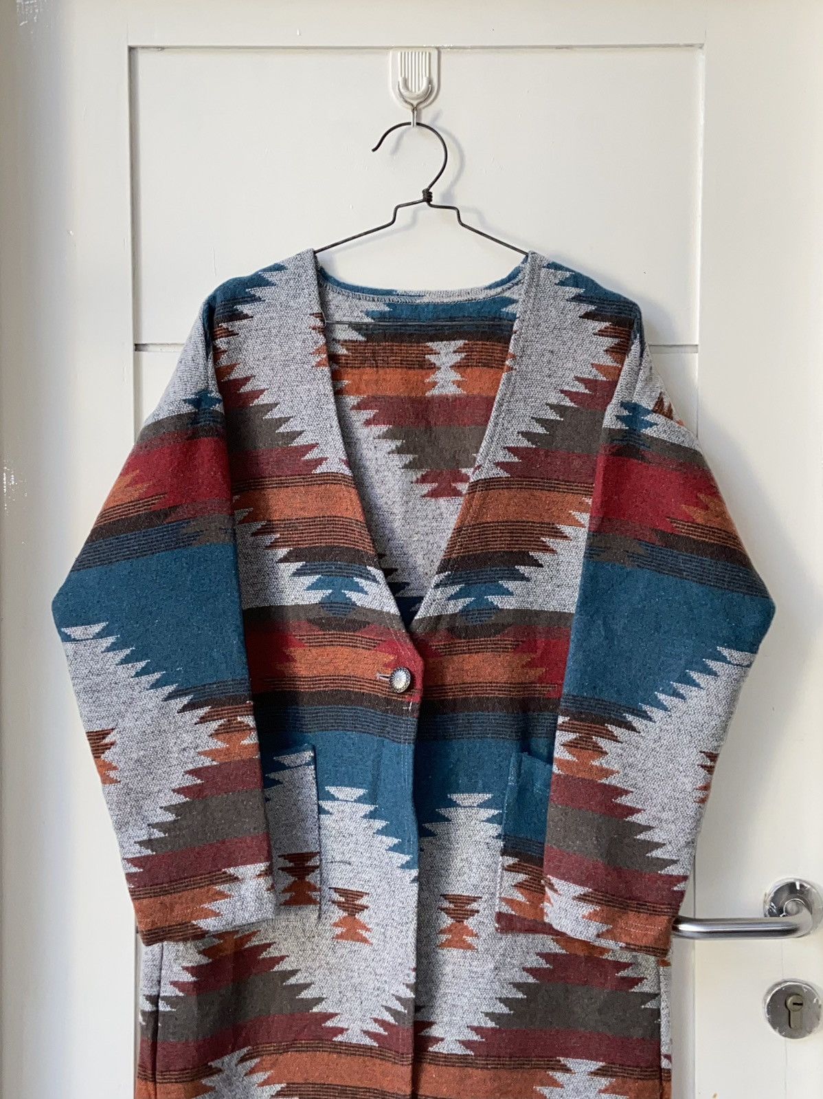 Japanese Brand Navajo Long Jacket Wool Size US M / EU 48-50 / 2 - 7 Thumbnail
