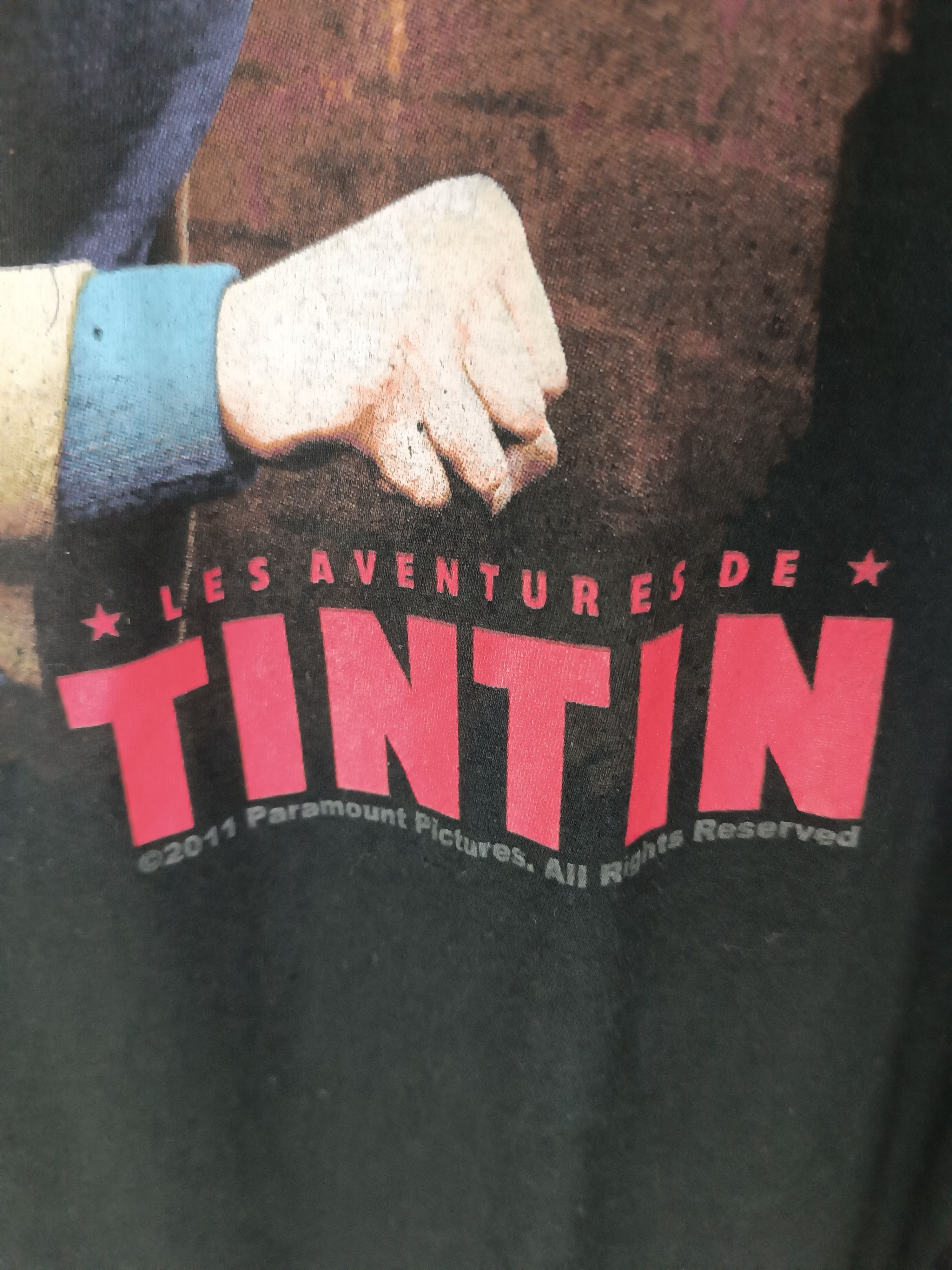 Vintage VINTAGE 2011 THE ADVENTURE OF TINTIN FRANCE PROMO VERY RARE Size US L / EU 52-54 / 3 - 9 Thumbnail