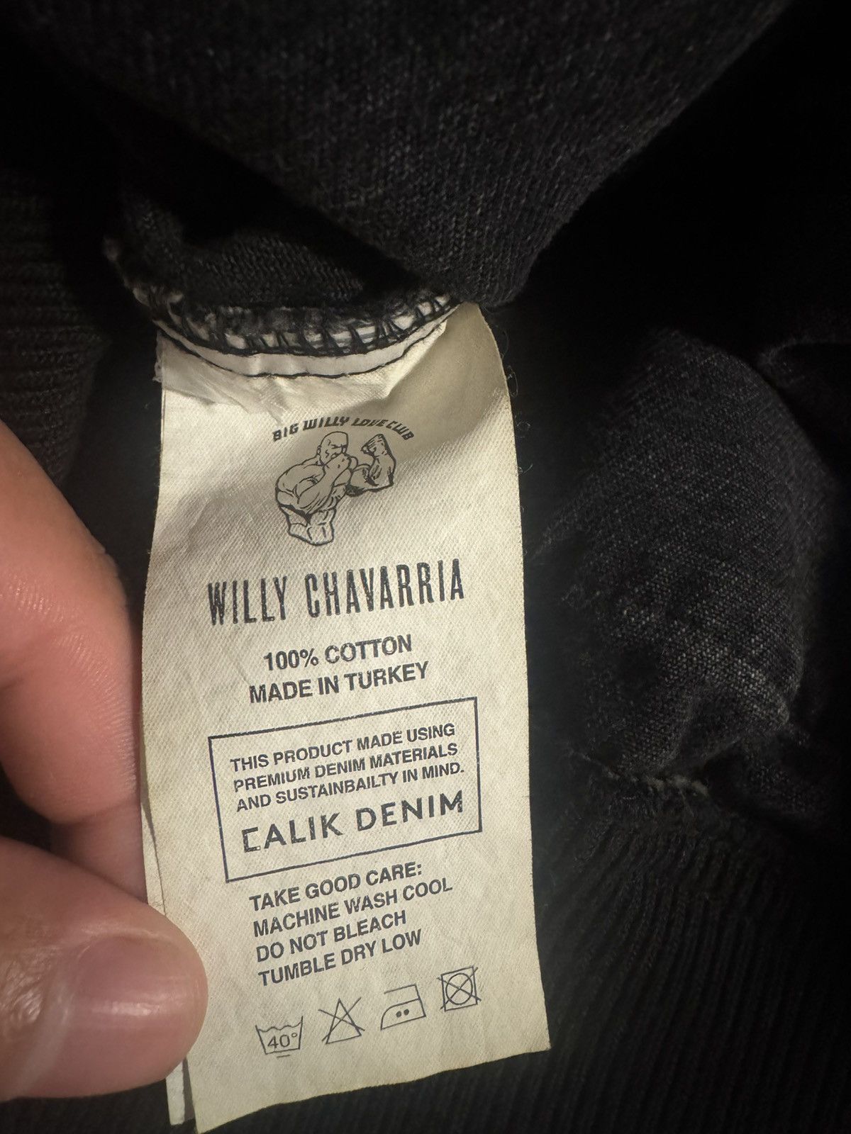 Willy Chavarria Warrior Zip Crew-Washed Black Size US M / EU 48-50 / 2 - 14 Thumbnail