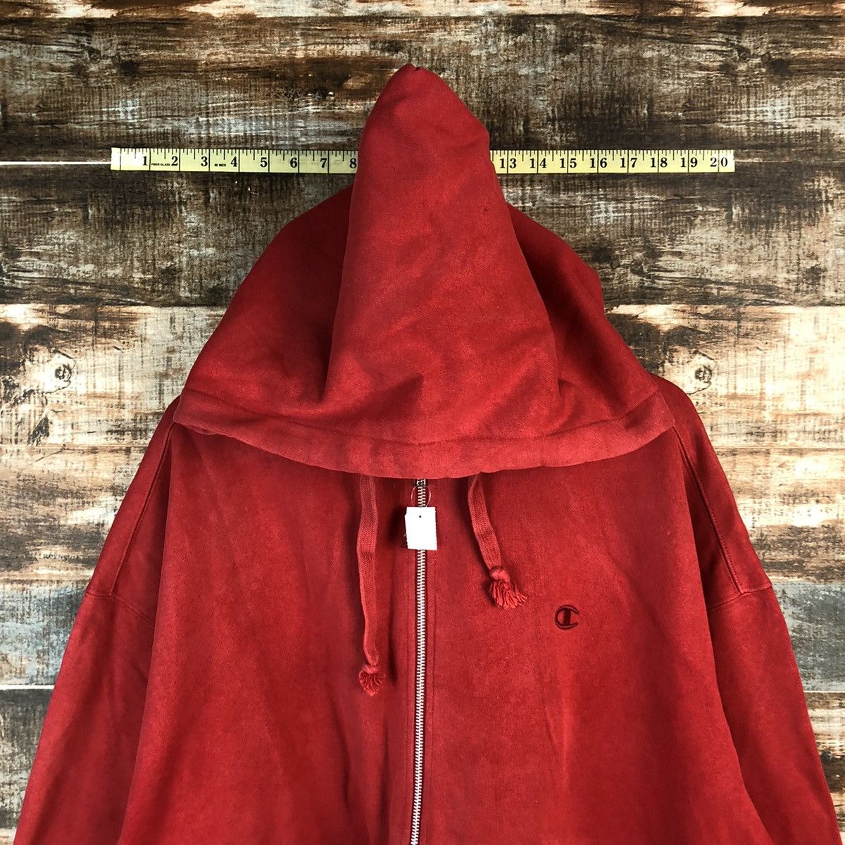 Champion DL Champion vintage Red sweatshirt Hoodie #C169 Size US XXL / EU 58 / 5 - 4 Thumbnail