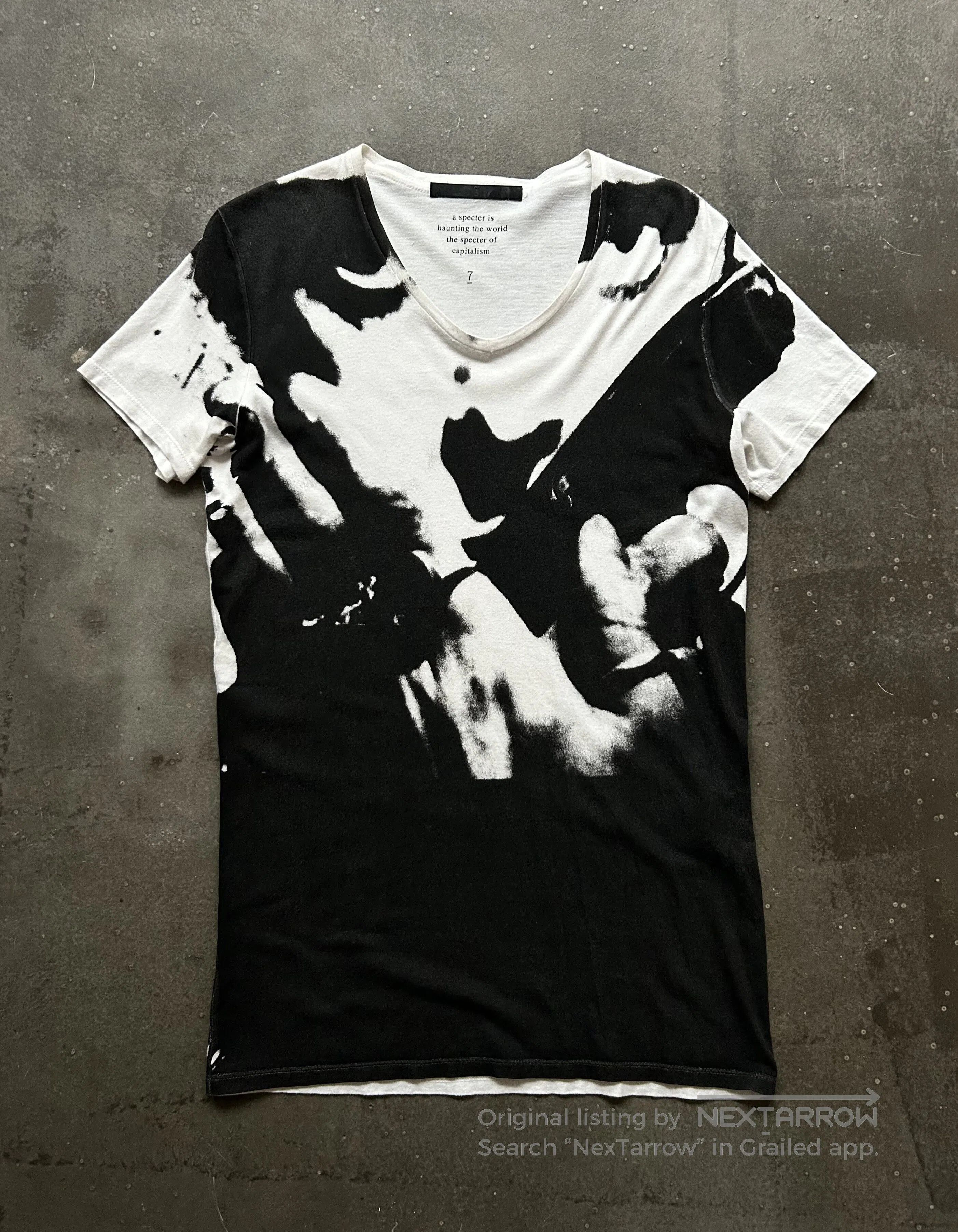 Julius black and white graphic print t-shirt. Size US M / EU 48-50 / 2 - 1 Thumbnail