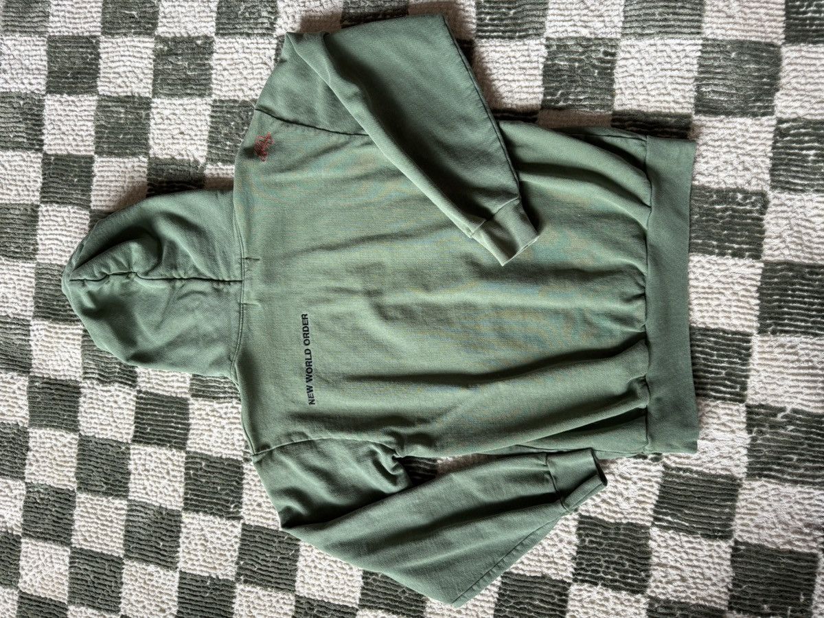 Infinite Archives Infinite Archives Logo New World Order Hoodie Olive Men's Size US S / EU 44-46 / 1 - 2 Thumbnail
