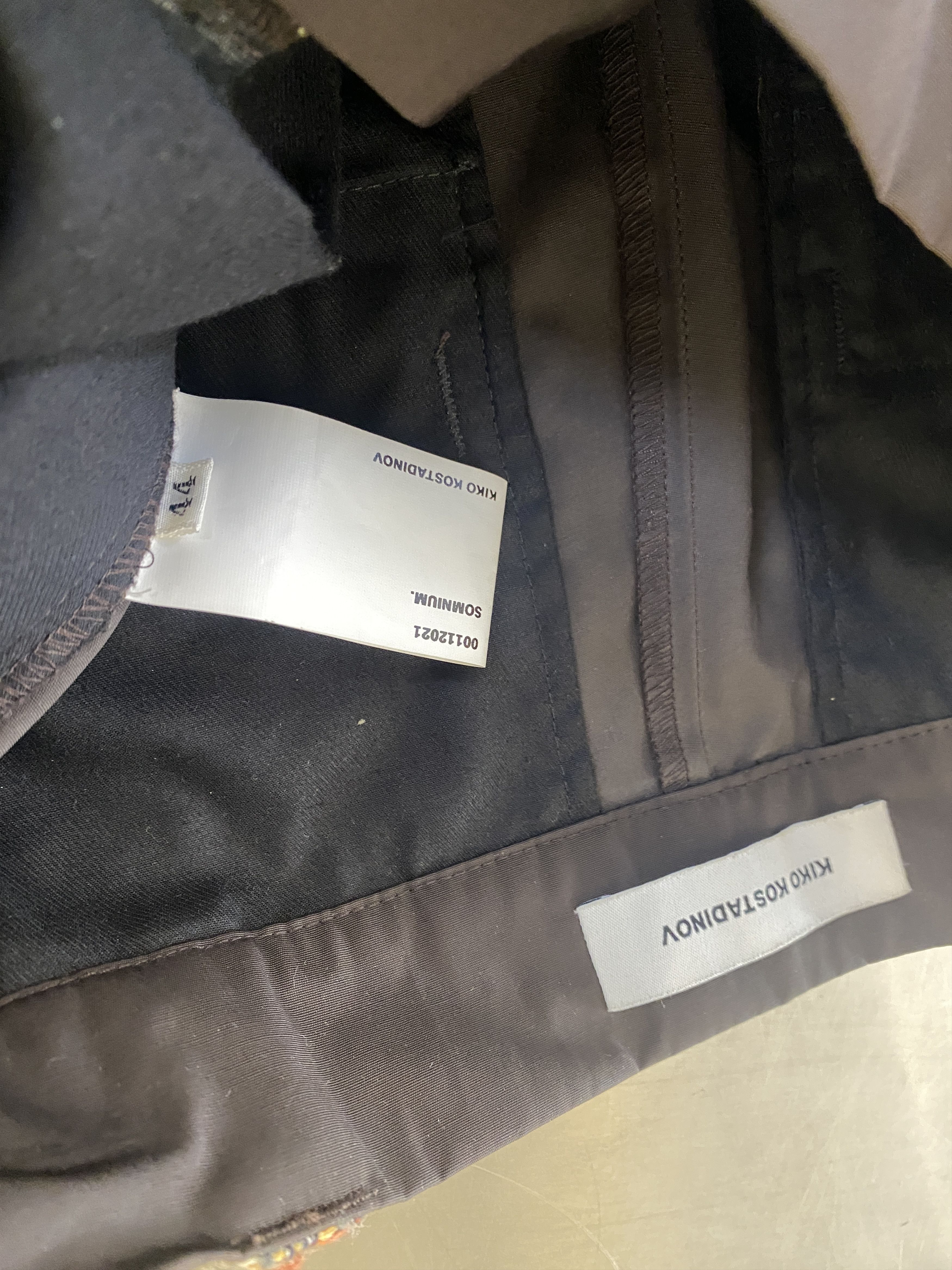 Kiko Kostadinov $1425 KIKO KOSTADINOV JETHRA TWEED PANEL TROUSERS SIZE EU 44 Size US 28 / EU 44 - 6 Thumbnail