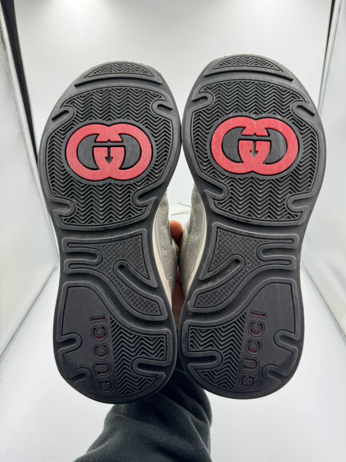Gucci Size 39 / 9W Gucci Ultrapace Glitter Mesh Size US 9 / IT 39 - 7 Thumbnail