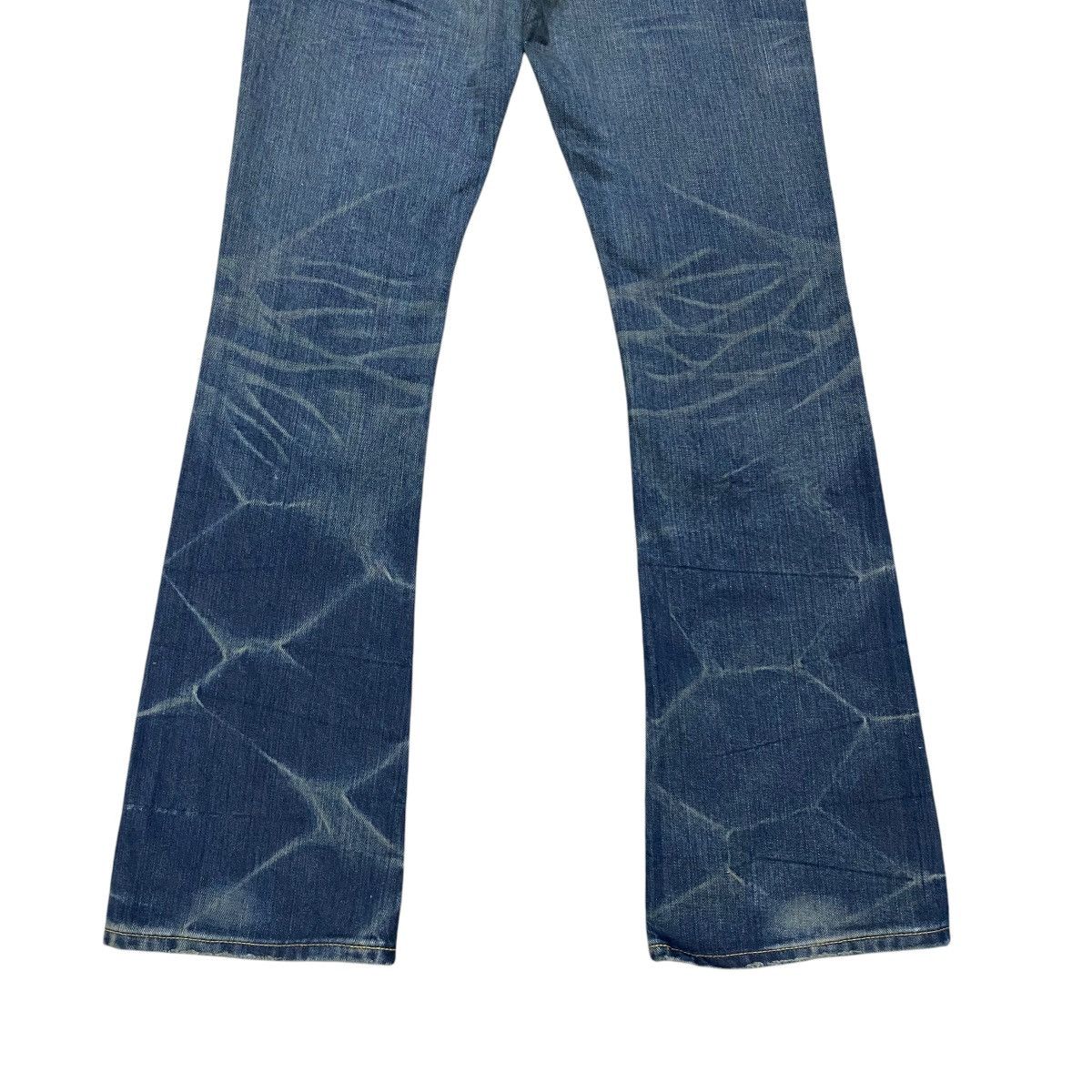 Japanese Brand LEE x MIDAS Machiavel Denim Flare Jeans Size US 30 / EU 46 - 13 Thumbnail