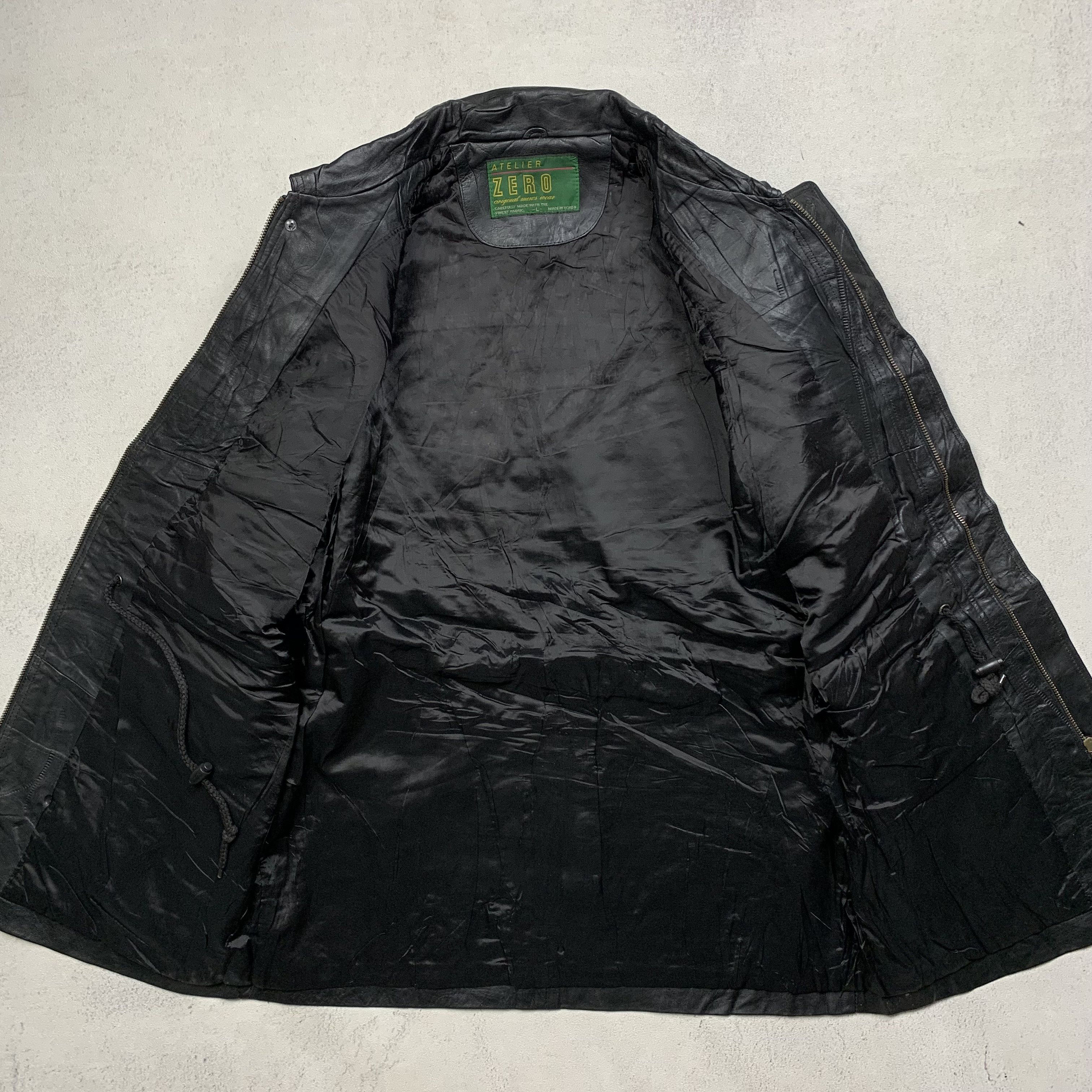 Genuine Leather Vintage Genuine Real Leather Jacket High Qualitty Coat Size US L / EU 52-54 / 3 - 5 Thumbnail