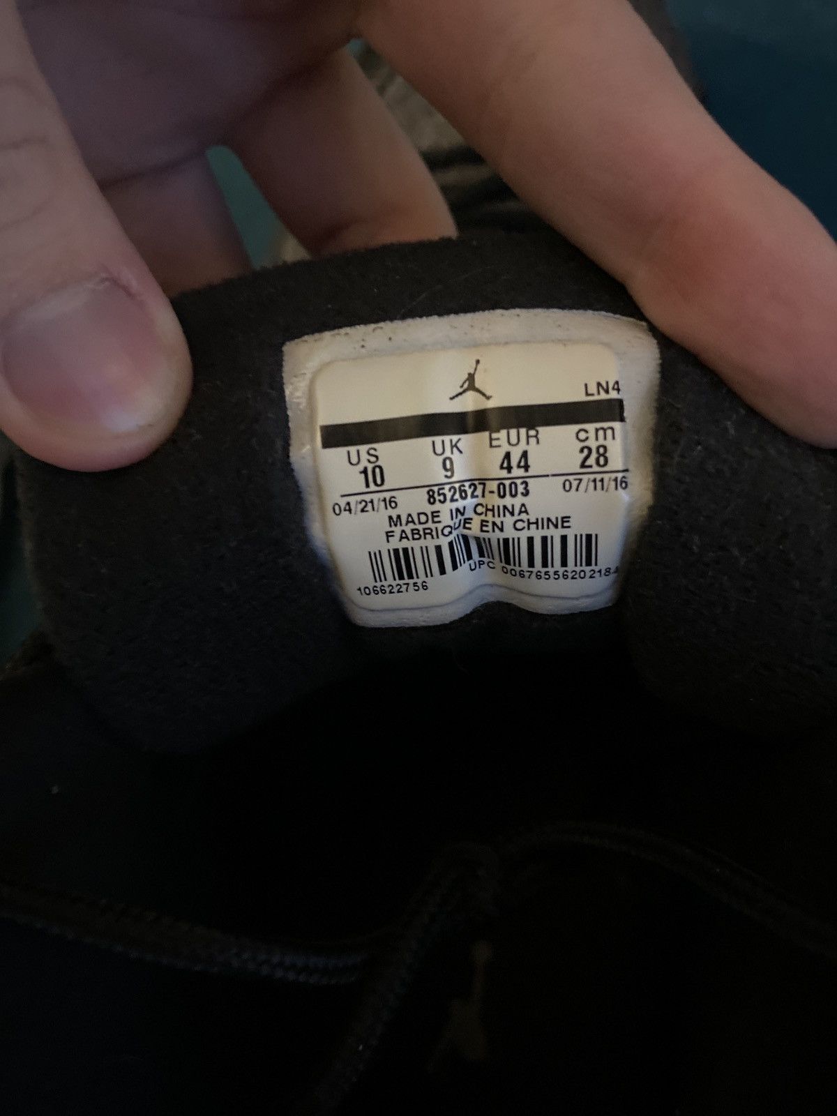 Jordan Brand × Vintage Air Jordan 12 Wool Size US 10 / EU 43 - 8 Thumbnail