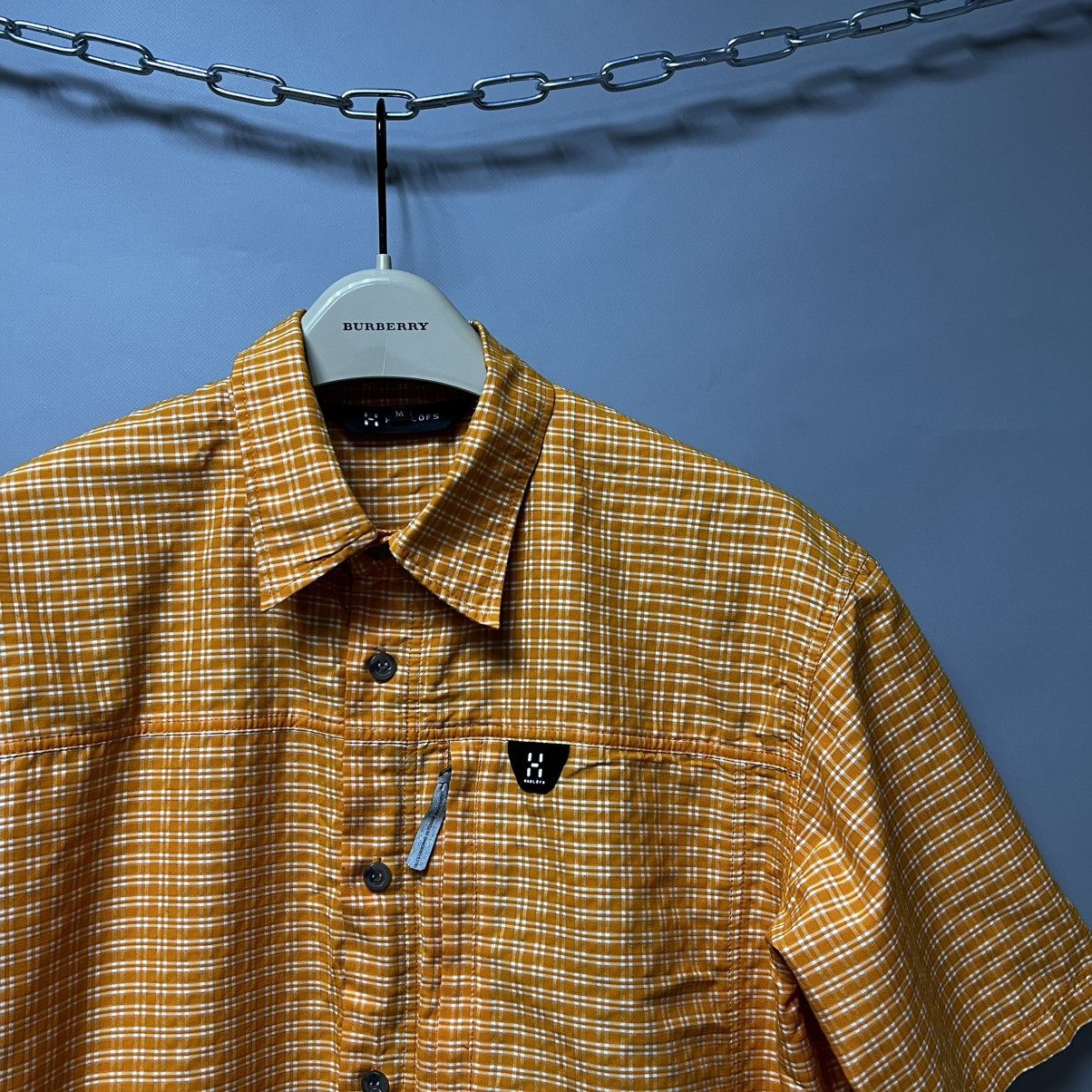 Haglofs HAGLOFS Shirt Men's Short Sleeve Button Up Plaid Spread Neck Size US M / EU 48-50 / 2 - 7 Thumbnail
