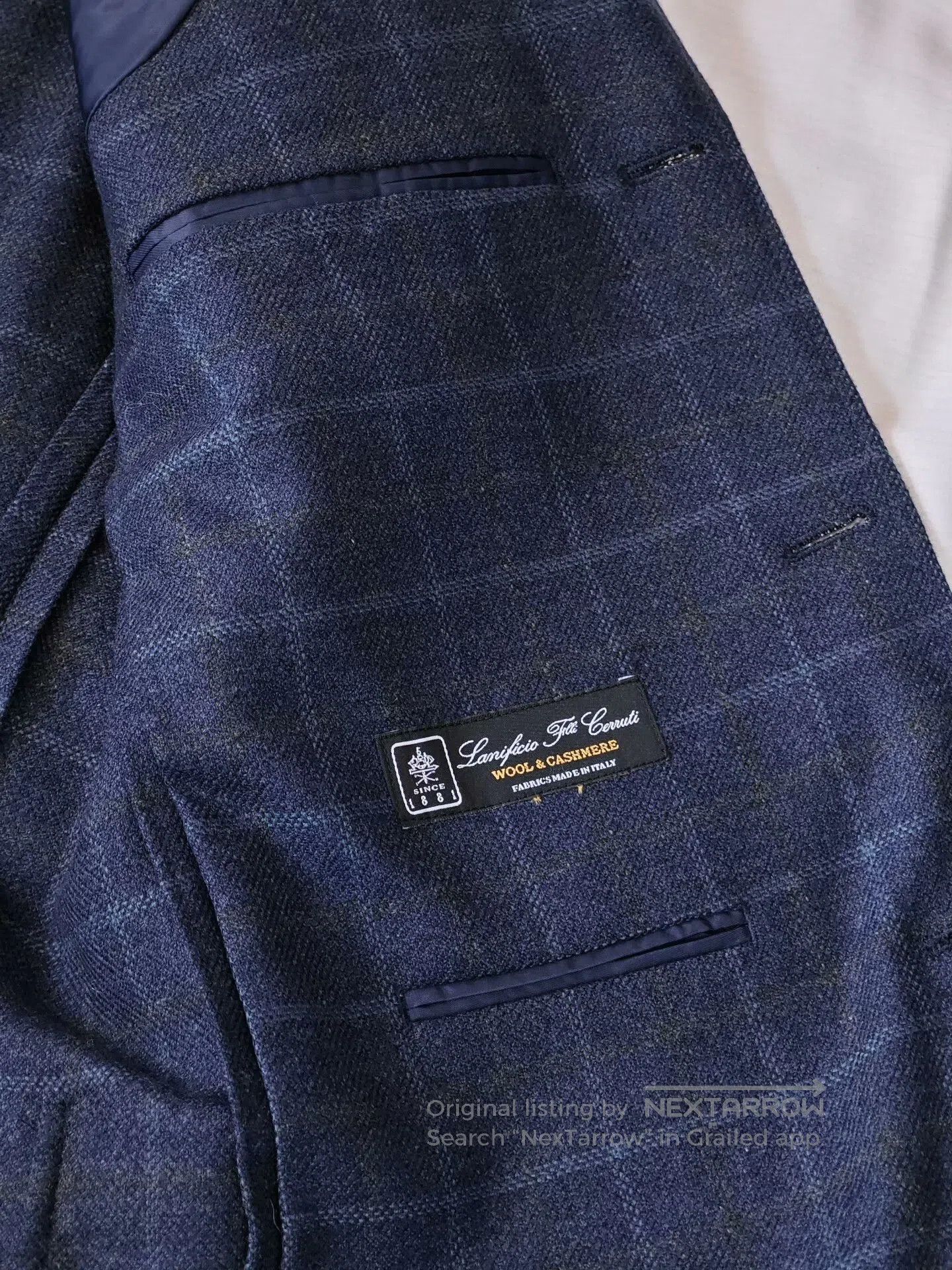 Cerruti 1881 Custom Wool Cashmere Suit by Cerruti 1881. Size US M / EU 48-50 / 2 - 7 Thumbnail