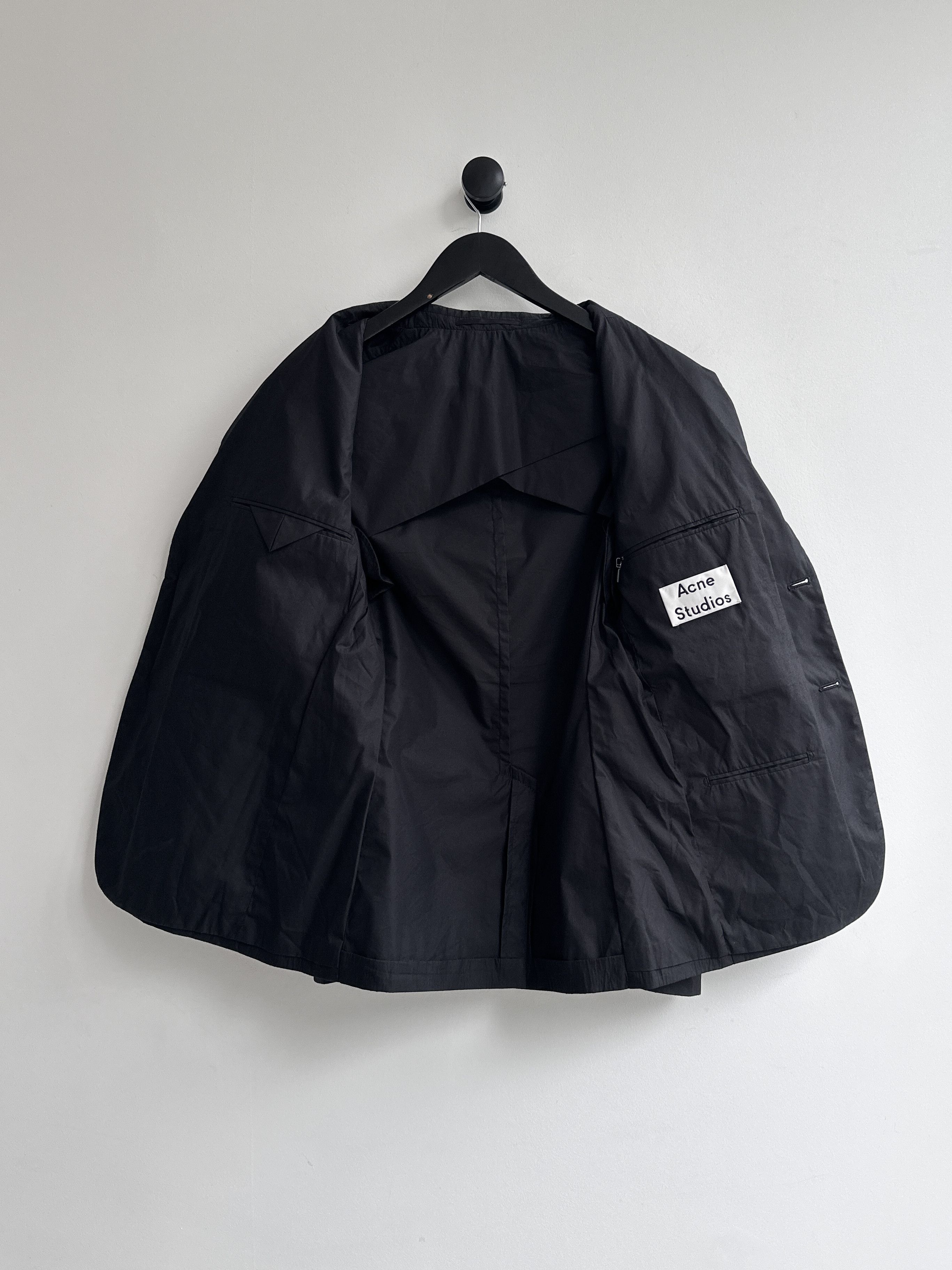 Acne Studios Acne Studios Aron J Pop Black Blazer Jacket Size 44R - 2 Thumbnail