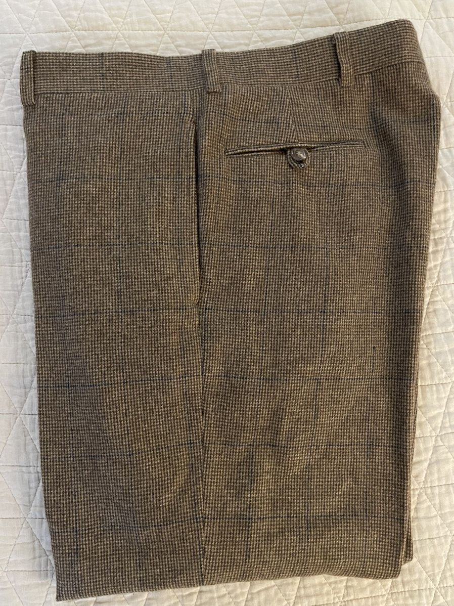 Polo Ralph Lauren × Vintage Cashmere Blend Flat Front 'Preston' Trouser Size US 39 - 1 Thumbnail