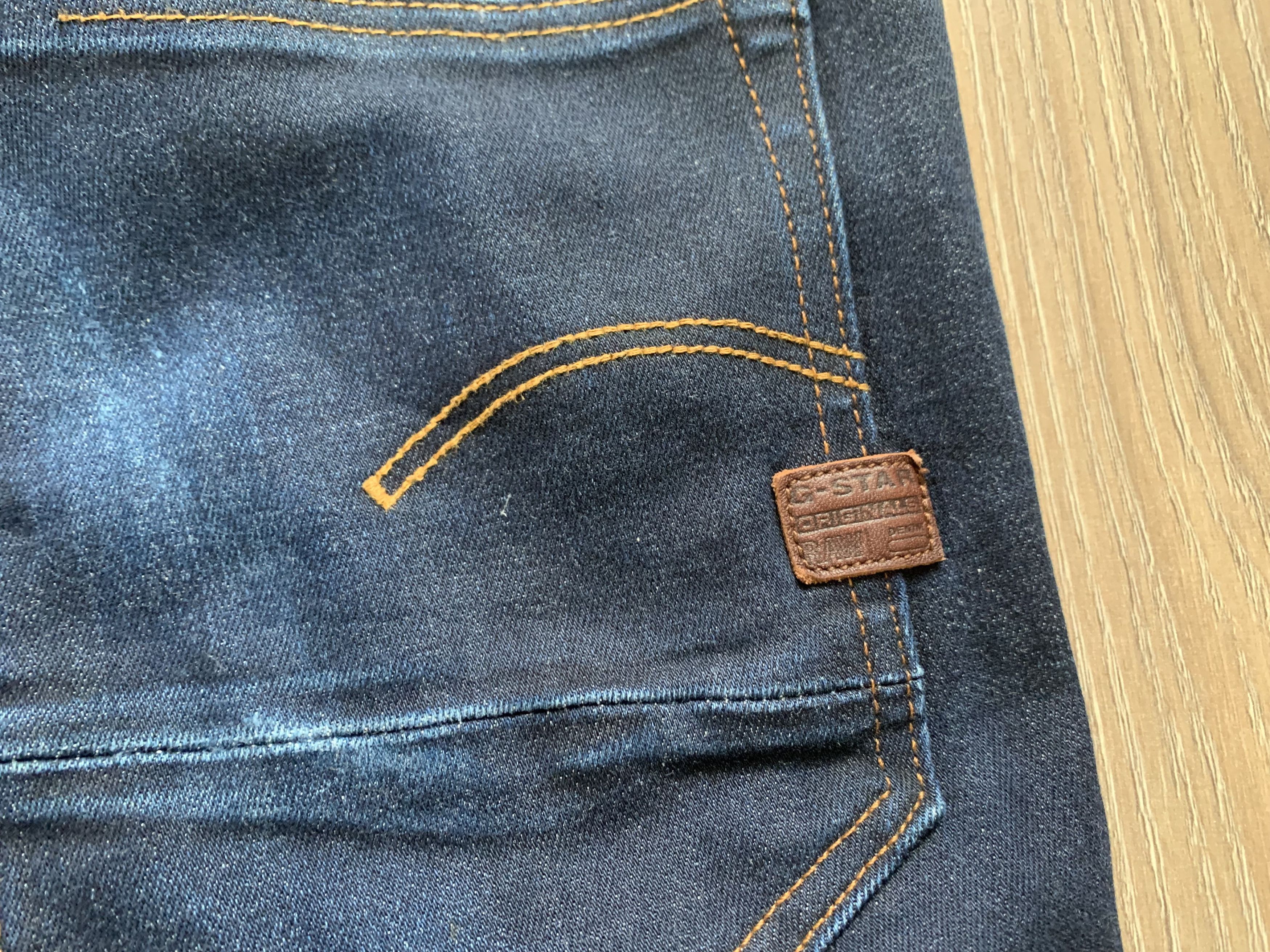 G-Star G-Star Raw D-Staq 5 Pocket Blue Jeans Size US 30 / EU 46 - 8 Thumbnail