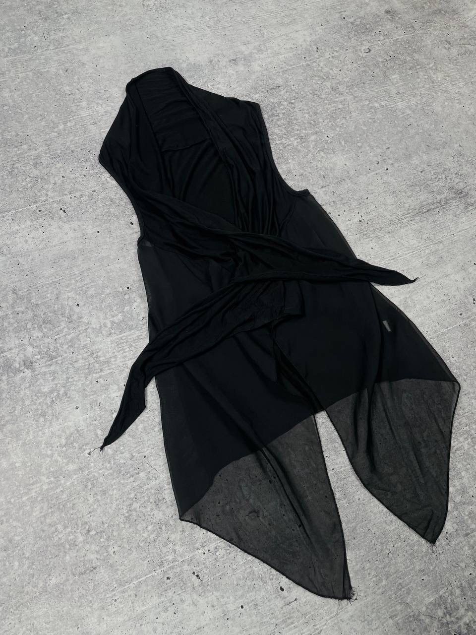 Hysteric Glamour Vintage 00s Opium Ghotic Rick Owens Vibe Mesh Vest Y2K Size M / US 6-8 / IT 42-44 - 2 Thumbnail
