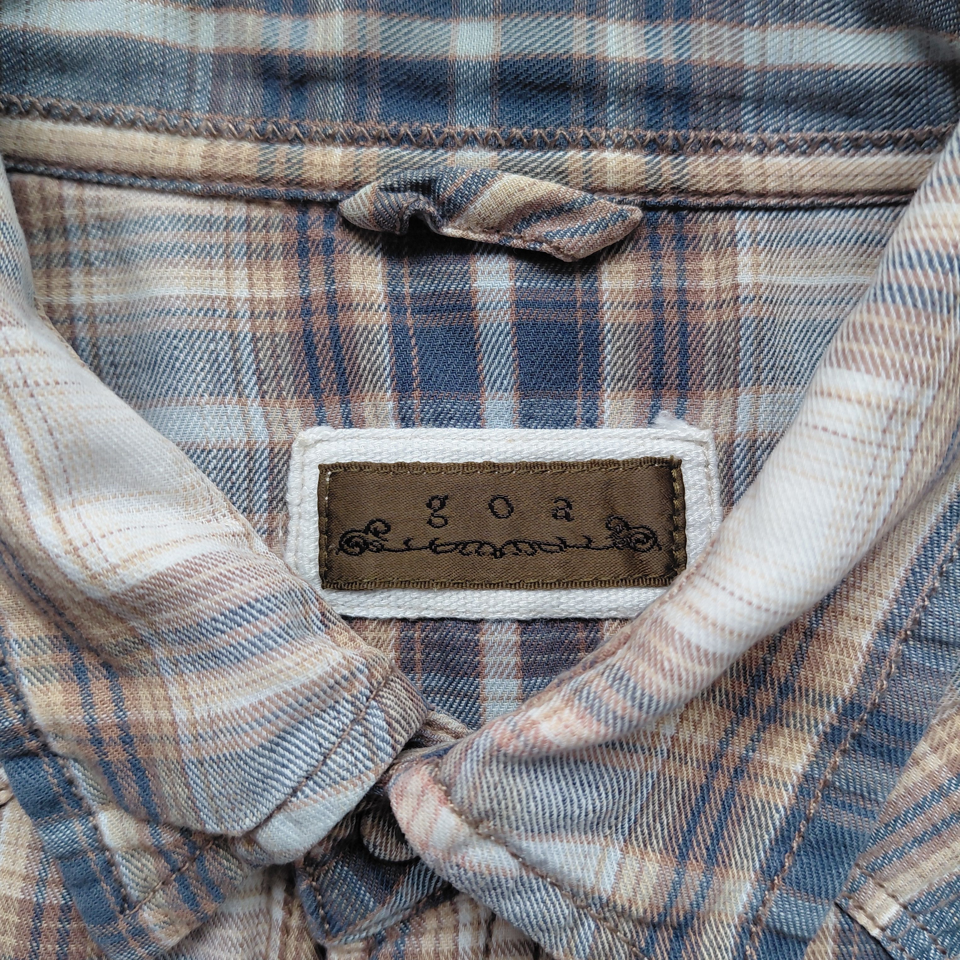 GOA GOA Stone Buttons Flanel Shirt Size US M / EU 48-50 / 2 - 3 Thumbnail