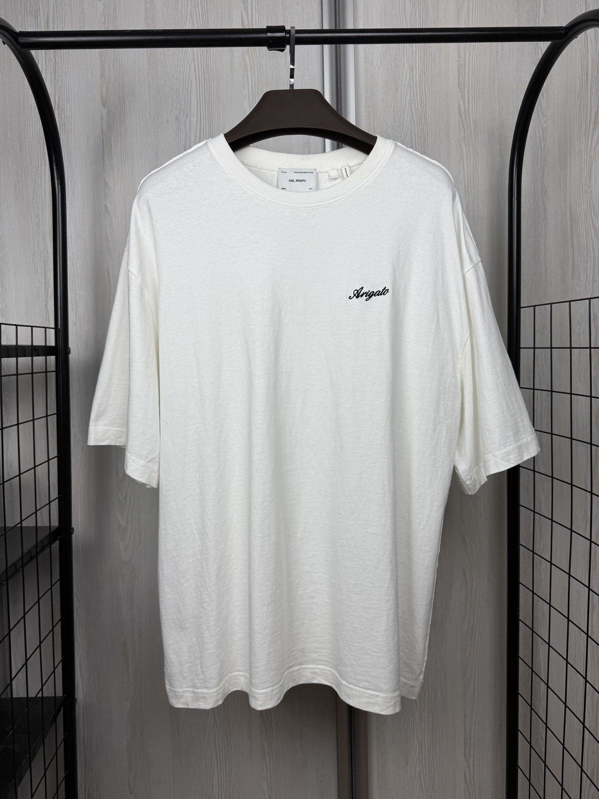 Axel Arigato white oversized honor tee shirt size L