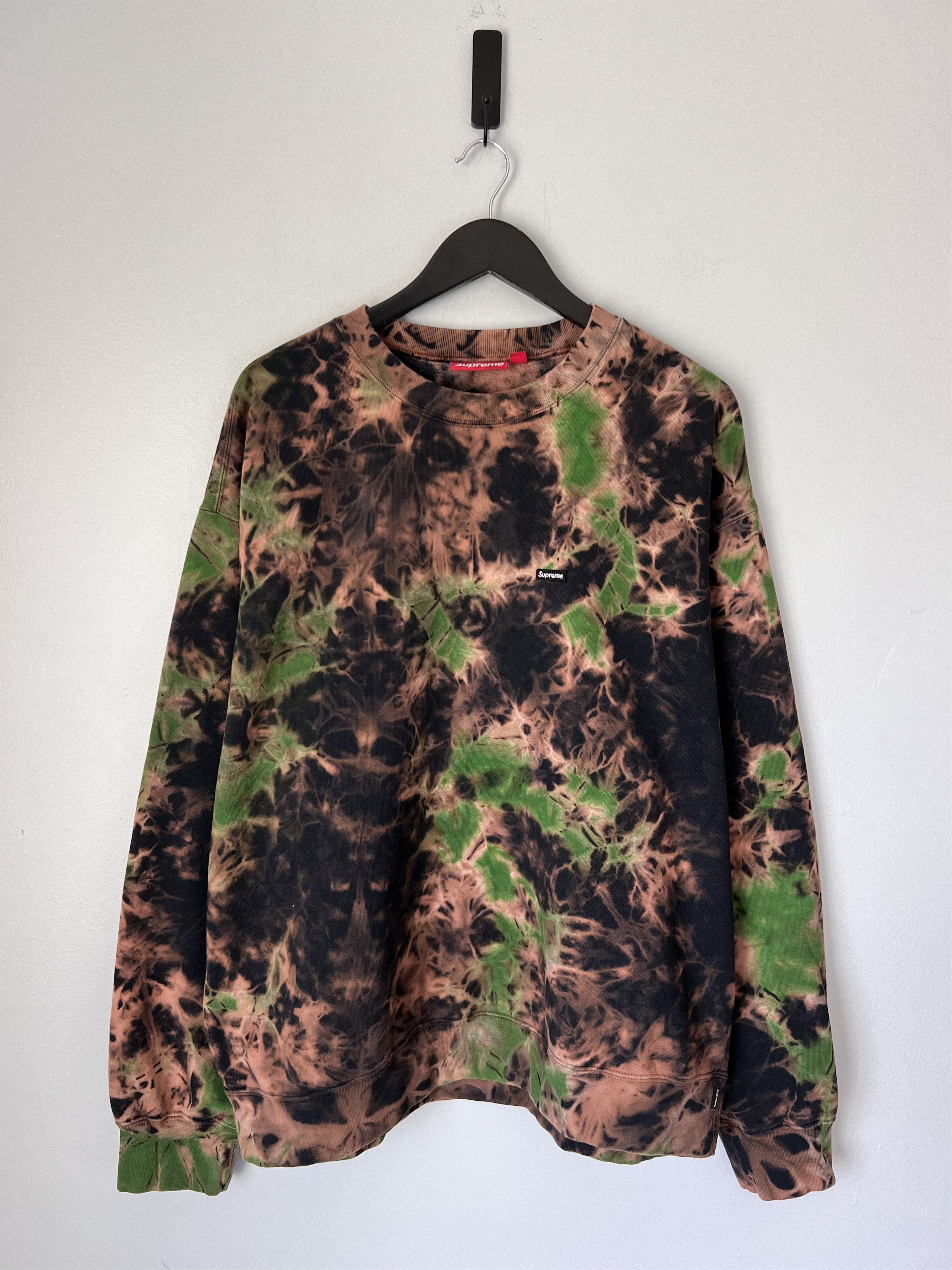 Supreme Supreme Small Box Crewneck Multi Dyed Size XXL | Grailed