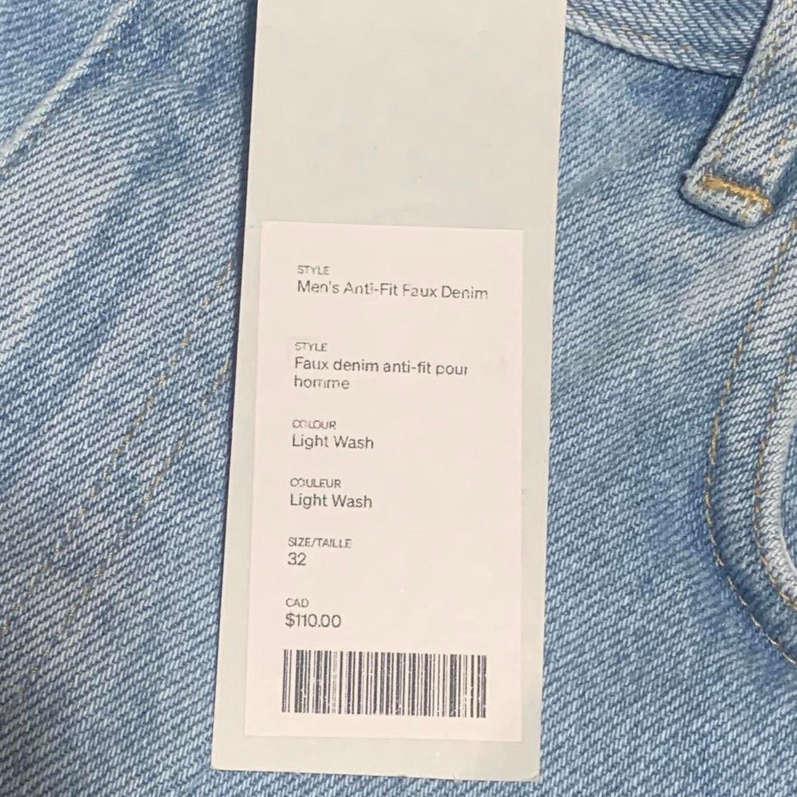 Kotn Kotn unisex '"Antifit" light wash Size 32 Size US 32 / EU 48 - 6 Thumbnail