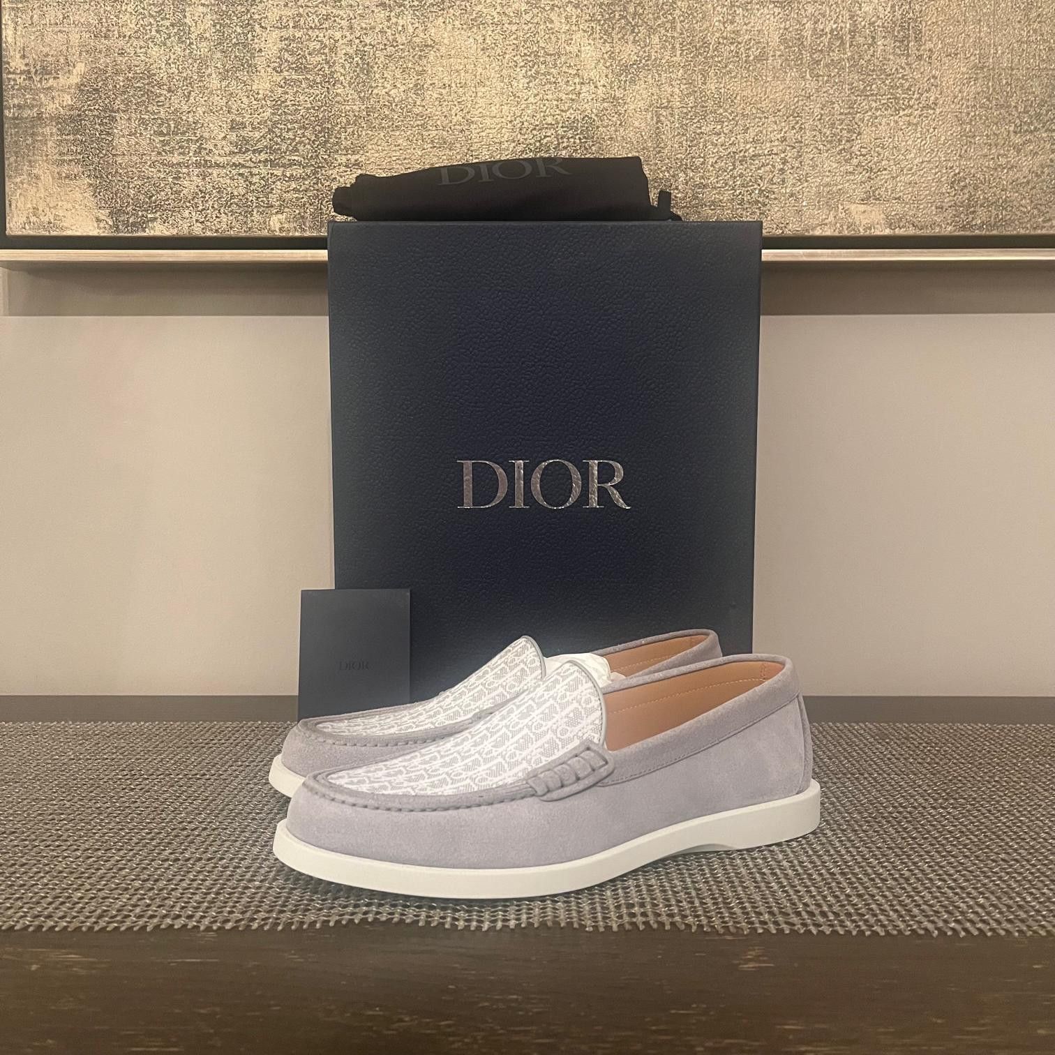 Dior o1rshd1 Grainville Loafer in Grey Size US 7.5 / EU 40-41 - 1 Thumbnail